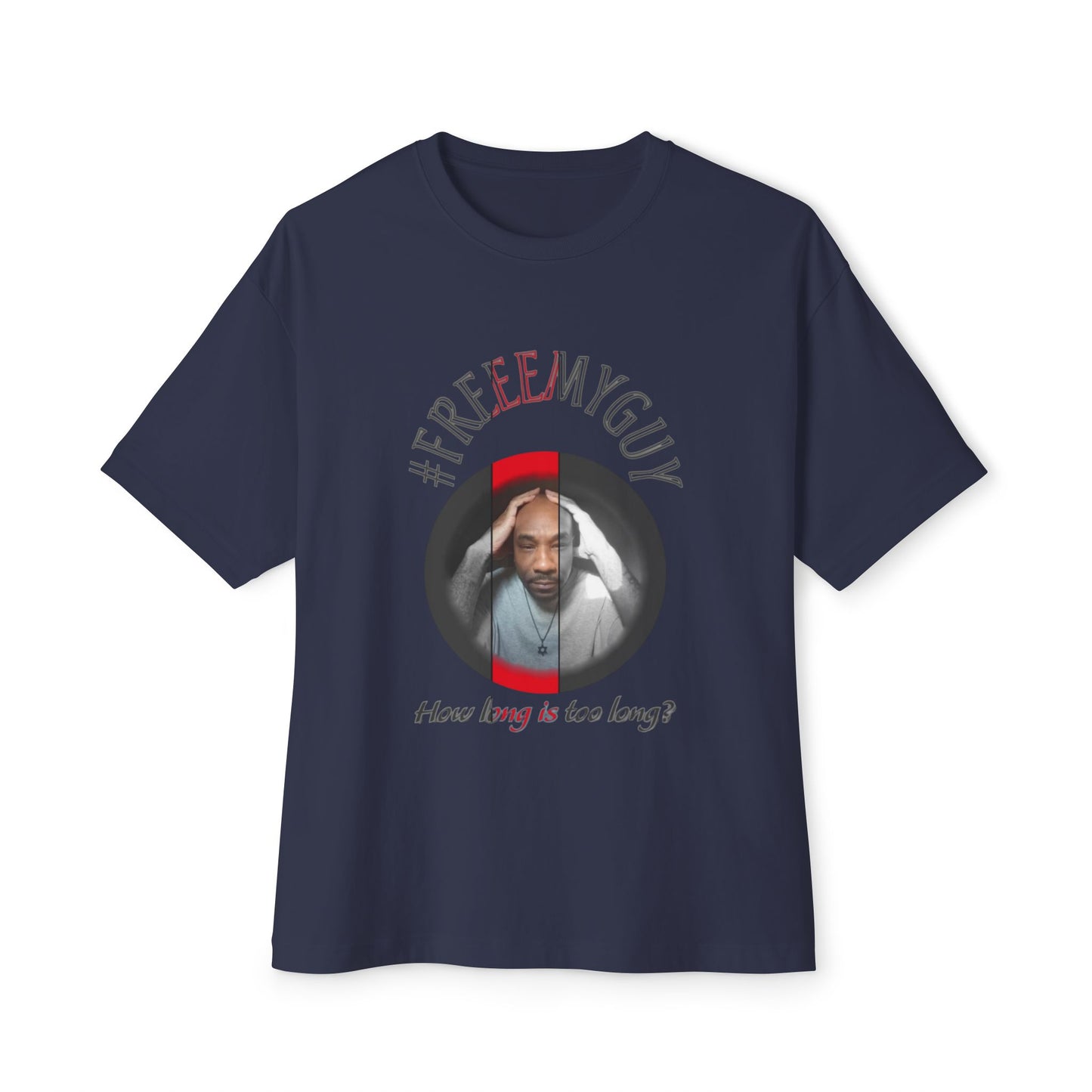 Boxy Tee - #FREEEMYGUY RED LOGO Legal Fund Unisex Shirt