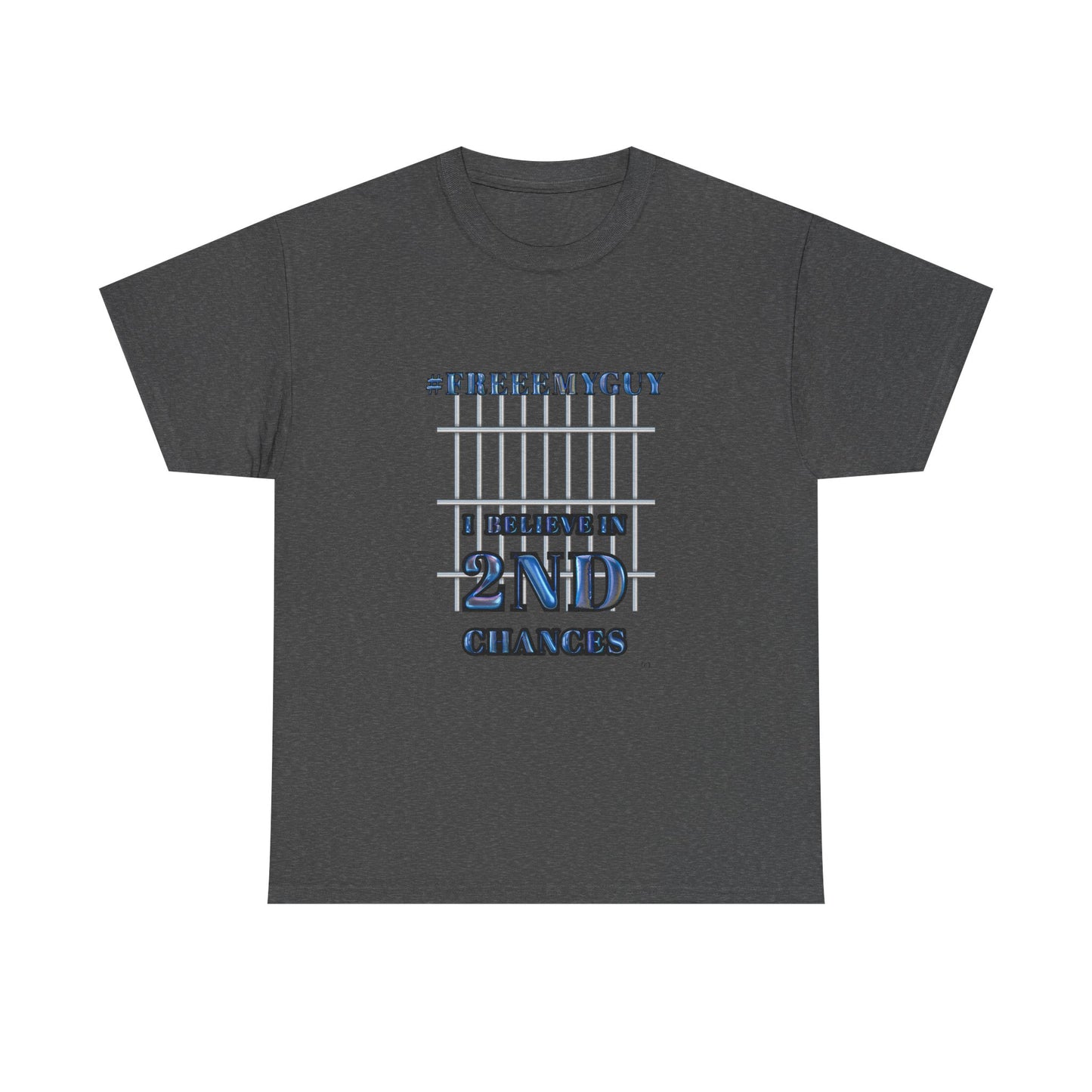 Unisex 2nd Chances Tee - Blue logo