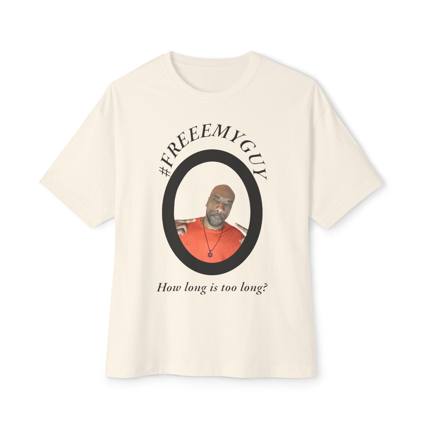 Boxy Tee - #FREEMYGUY ORANGE LOGO Legal Fund Unisex Shirt