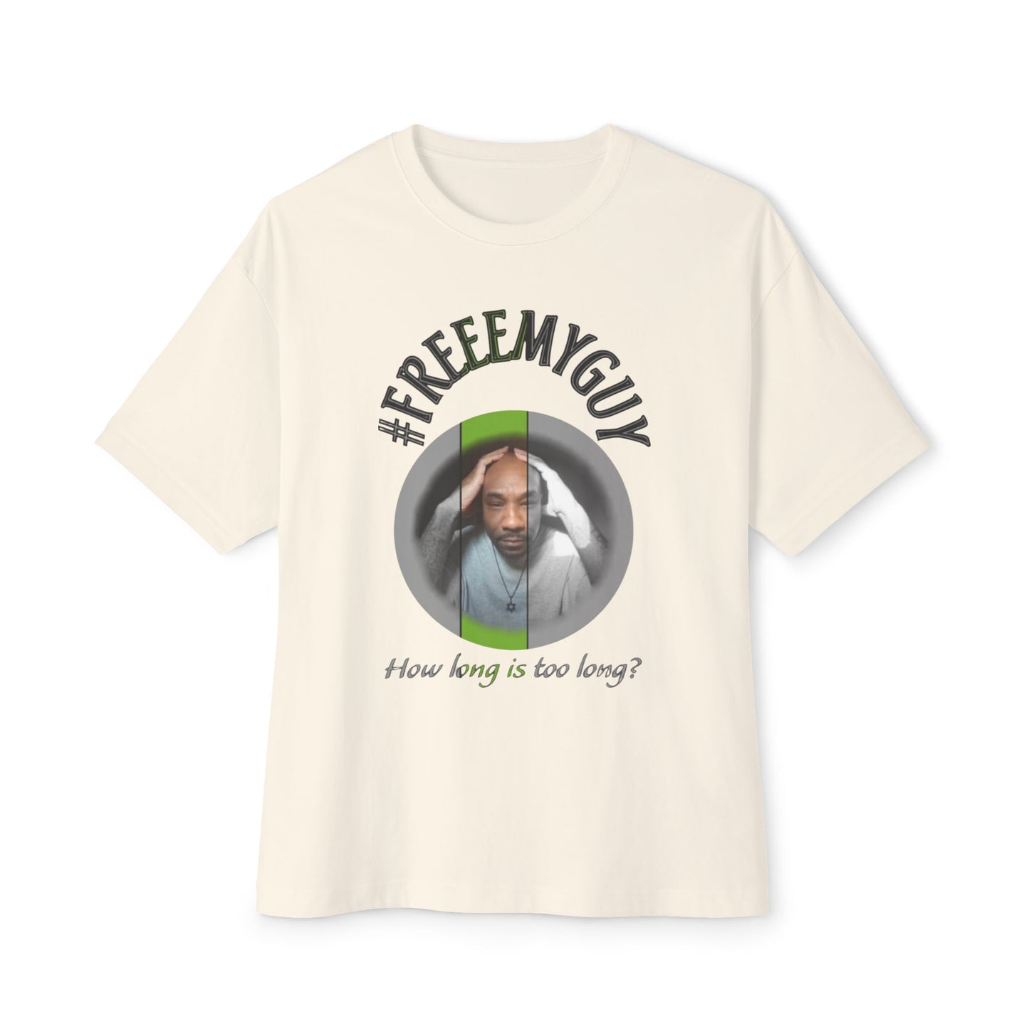 Boxy Tee - #FREEEMYGUY GREEN LOGO Legal Fund Unisex Shirt
