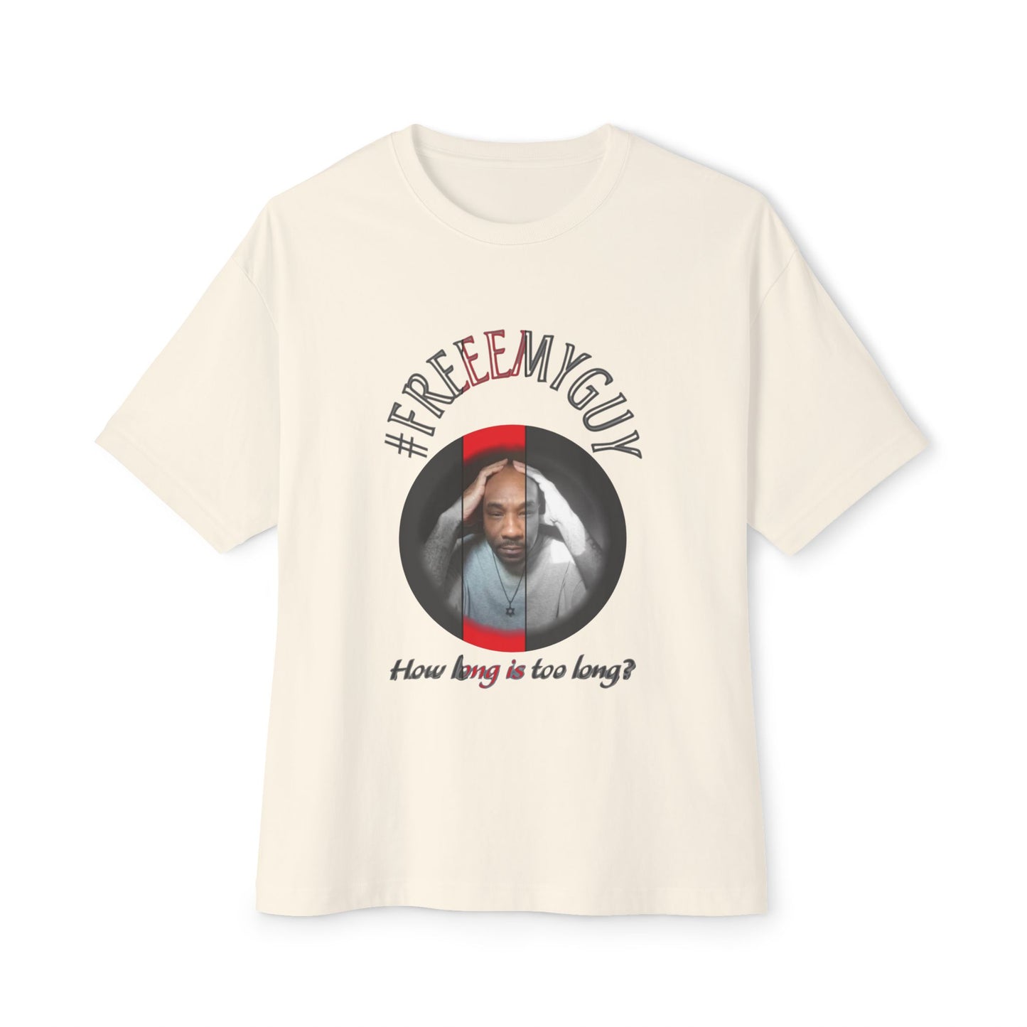 Boxy Tee - #FREEEMYGUY RED LOGO Legal Fund Unisex Shirt