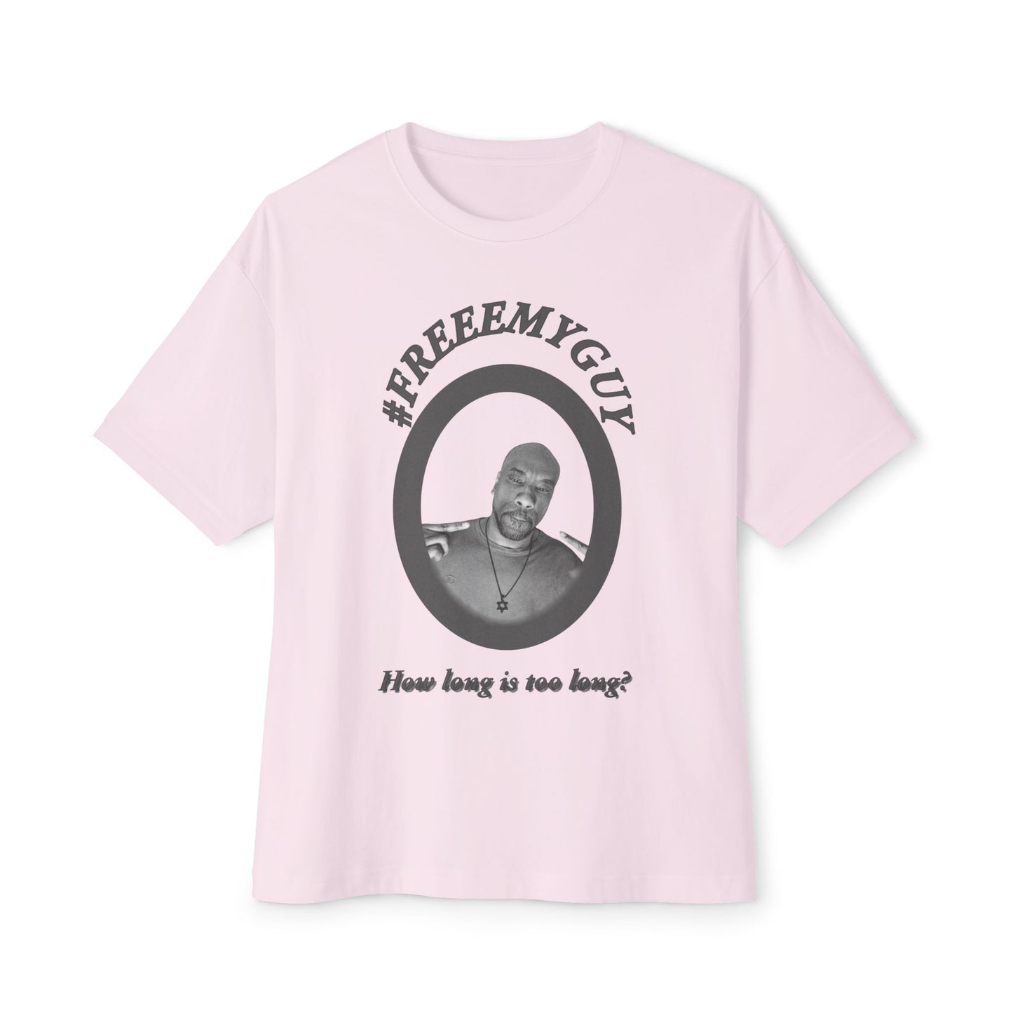 Boxy Tee - #FREEEMYGUY GREY LOGO Legal Fund Unisex Shirt