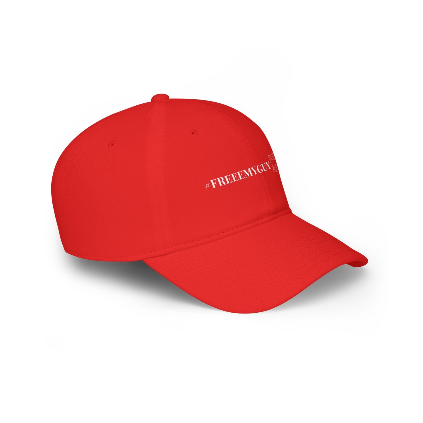 Baseball Cap - #FREEEMYGUY White Logo