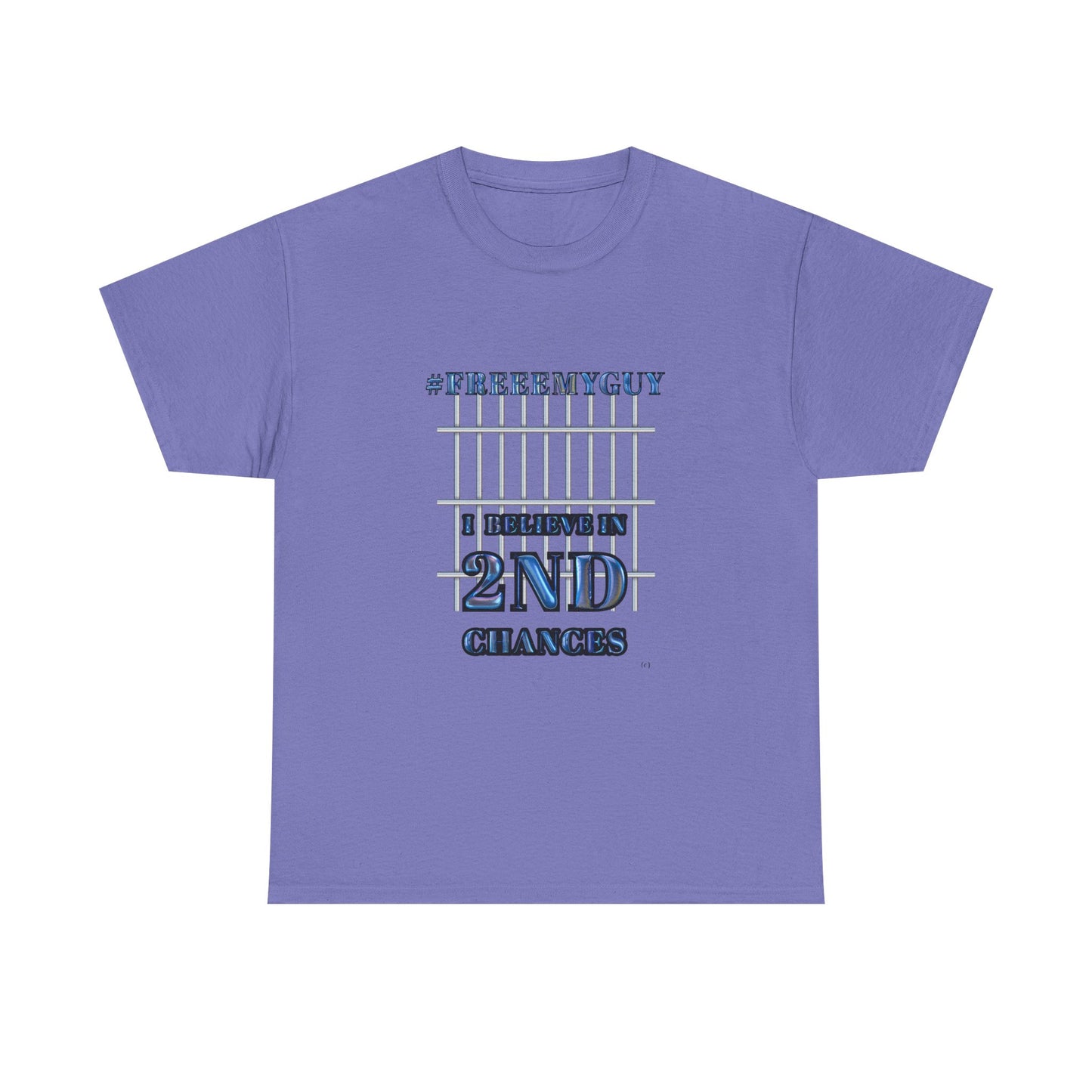 Unisex 2nd Chances Tee - Blue logo