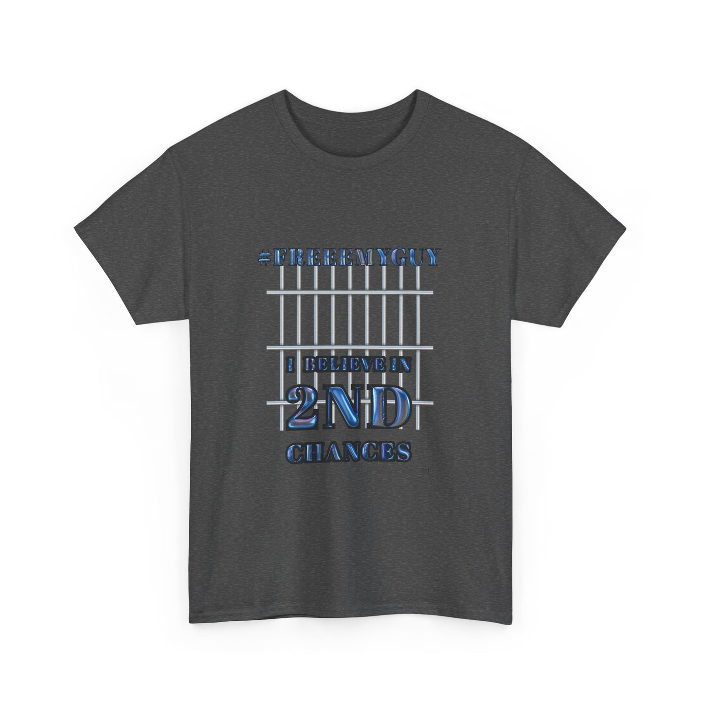 Unisex 2nd Chances Tee - Blue logo
