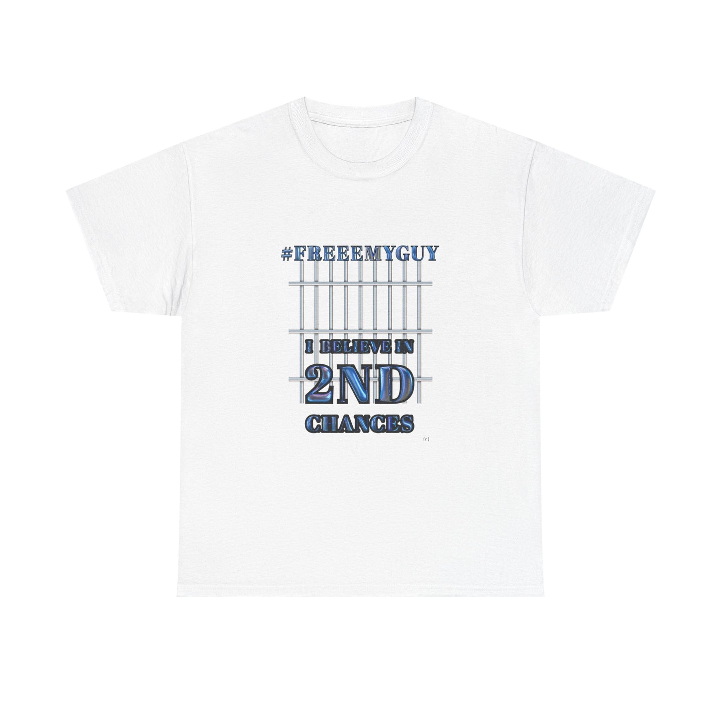 Unisex 2nd Chances Tee - Blue logo