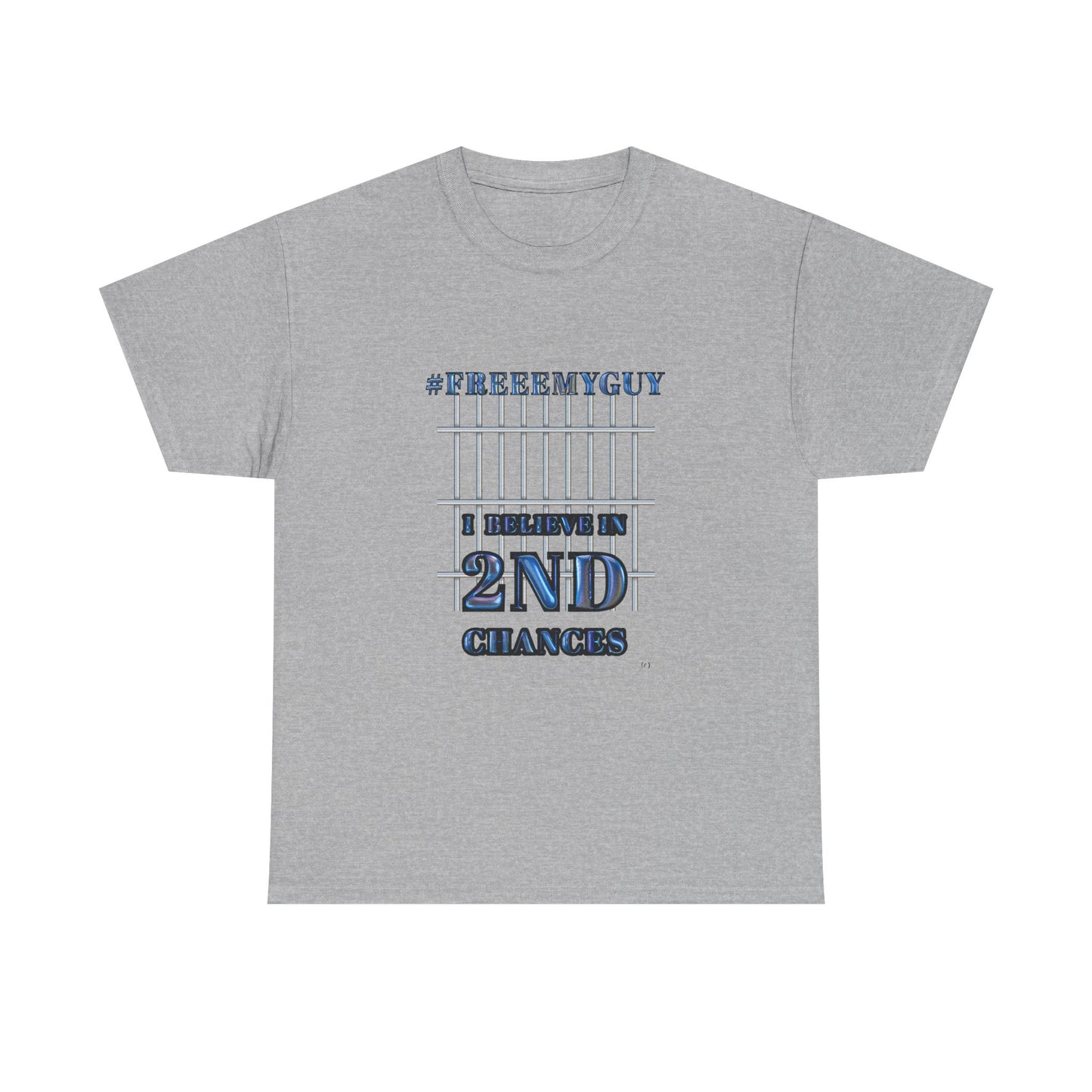 Unisex 2nd Chances Tee - Blue logo