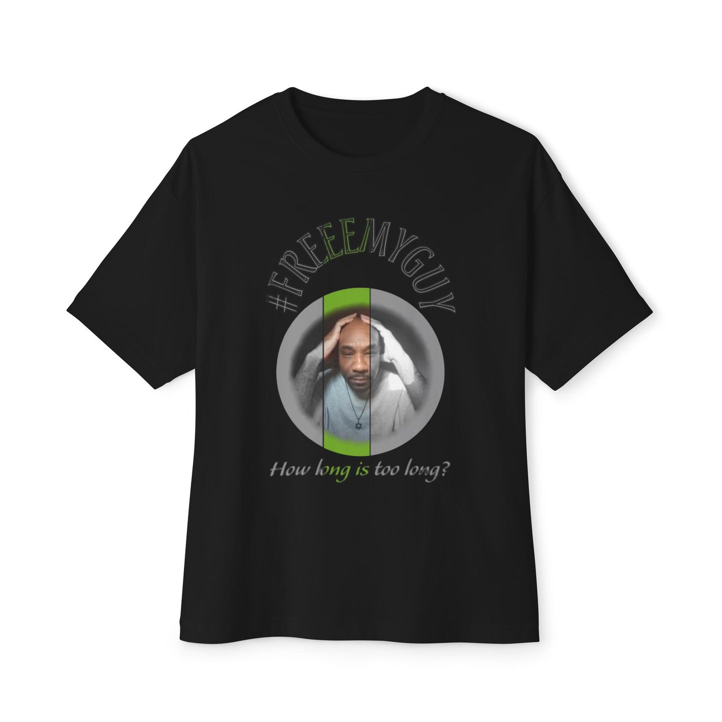 Boxy Tee - #FREEEMYGUY GREEN LOGO Legal Fund Unisex Shirt