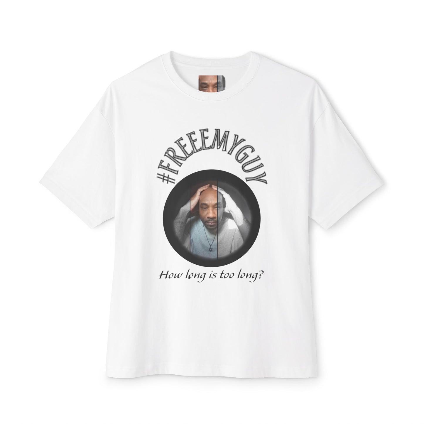 Boxy Tee - #FREEEMYGUY BLACK LOGO Legal Fund Unisex Shirt
