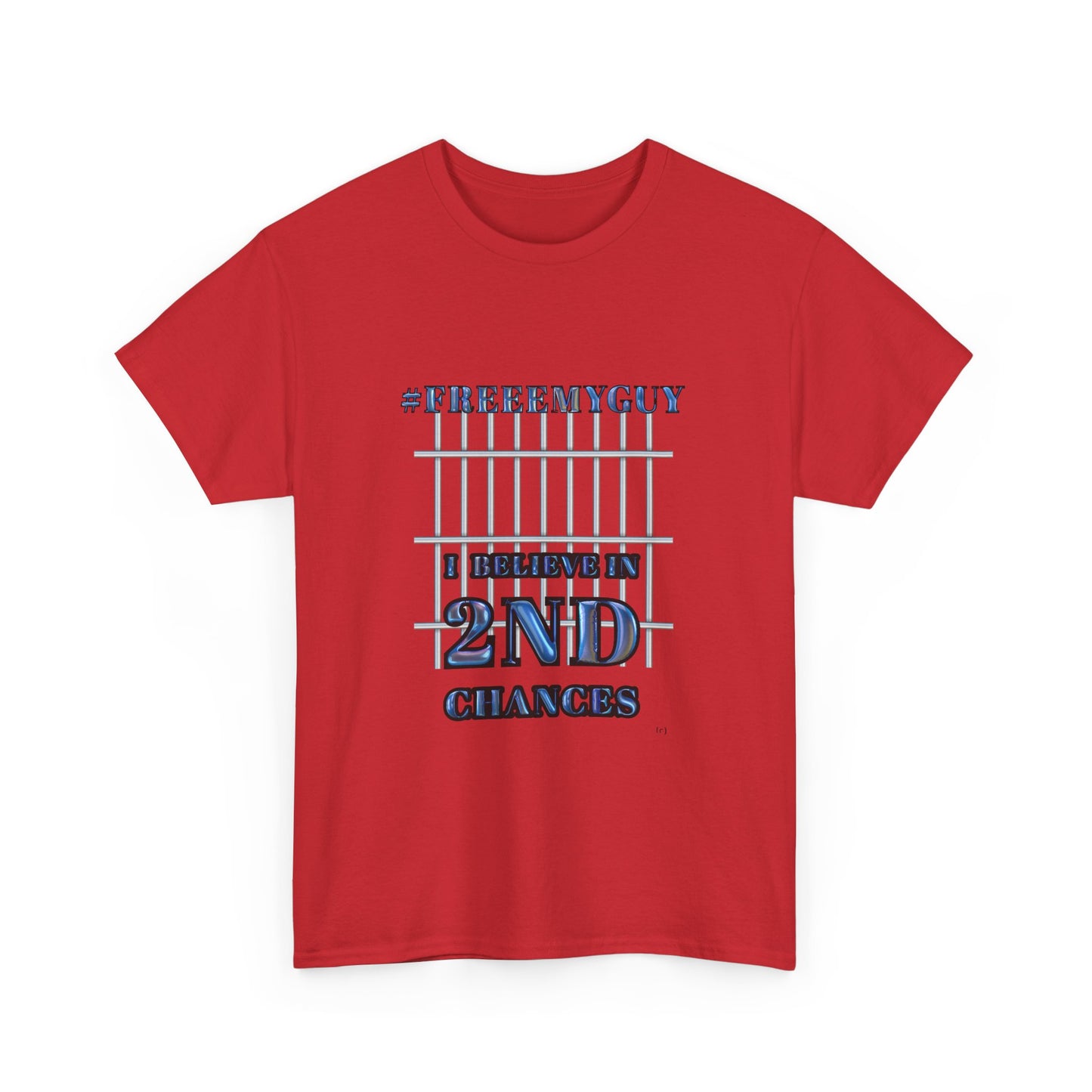 Unisex 2nd Chances Tee - Blue logo