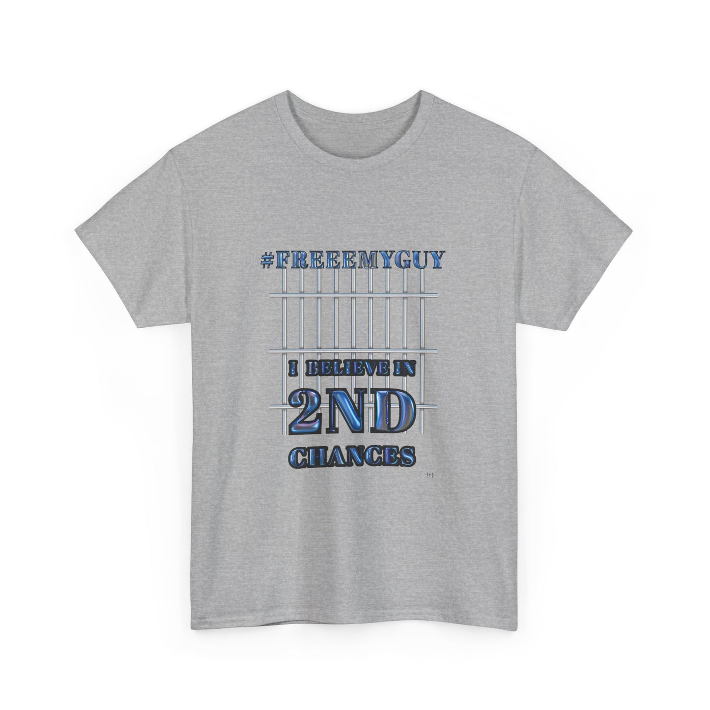 Unisex 2nd Chances Tee - Blue logo