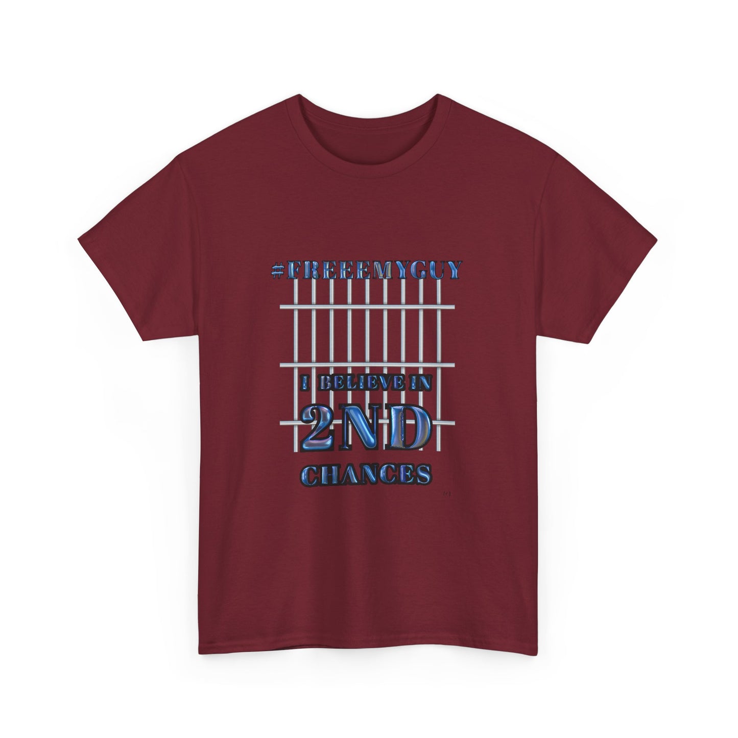 Unisex 2nd Chances Tee - Blue logo