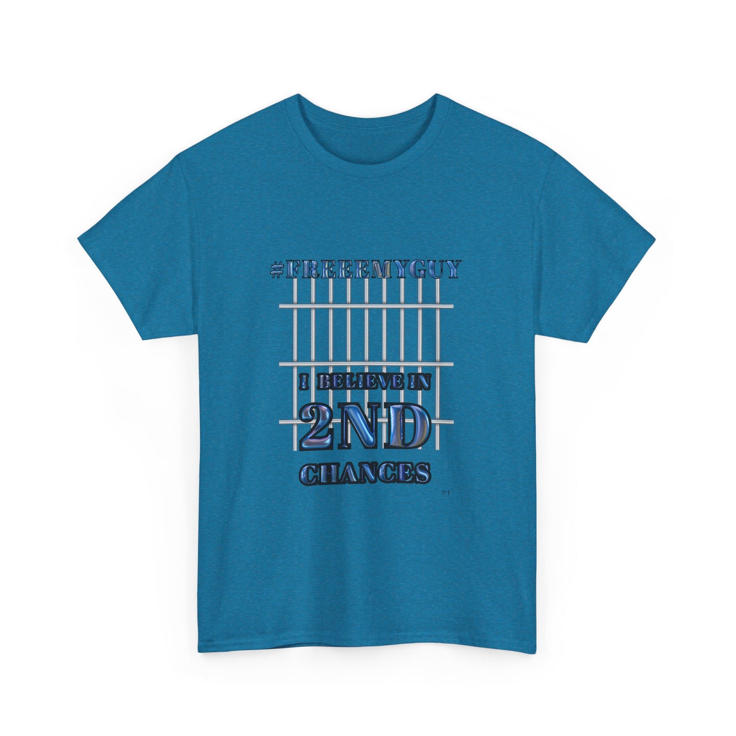 Unisex 2nd Chances Tee - Blue logo