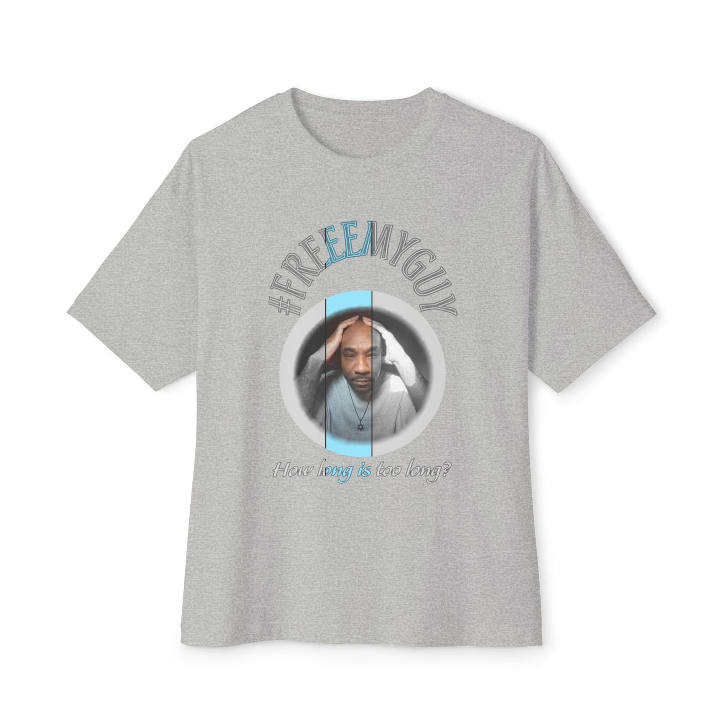 Boxy Tee - #FREEEMYGUY BLUE LOGO Legal Fund Unisex Shirt