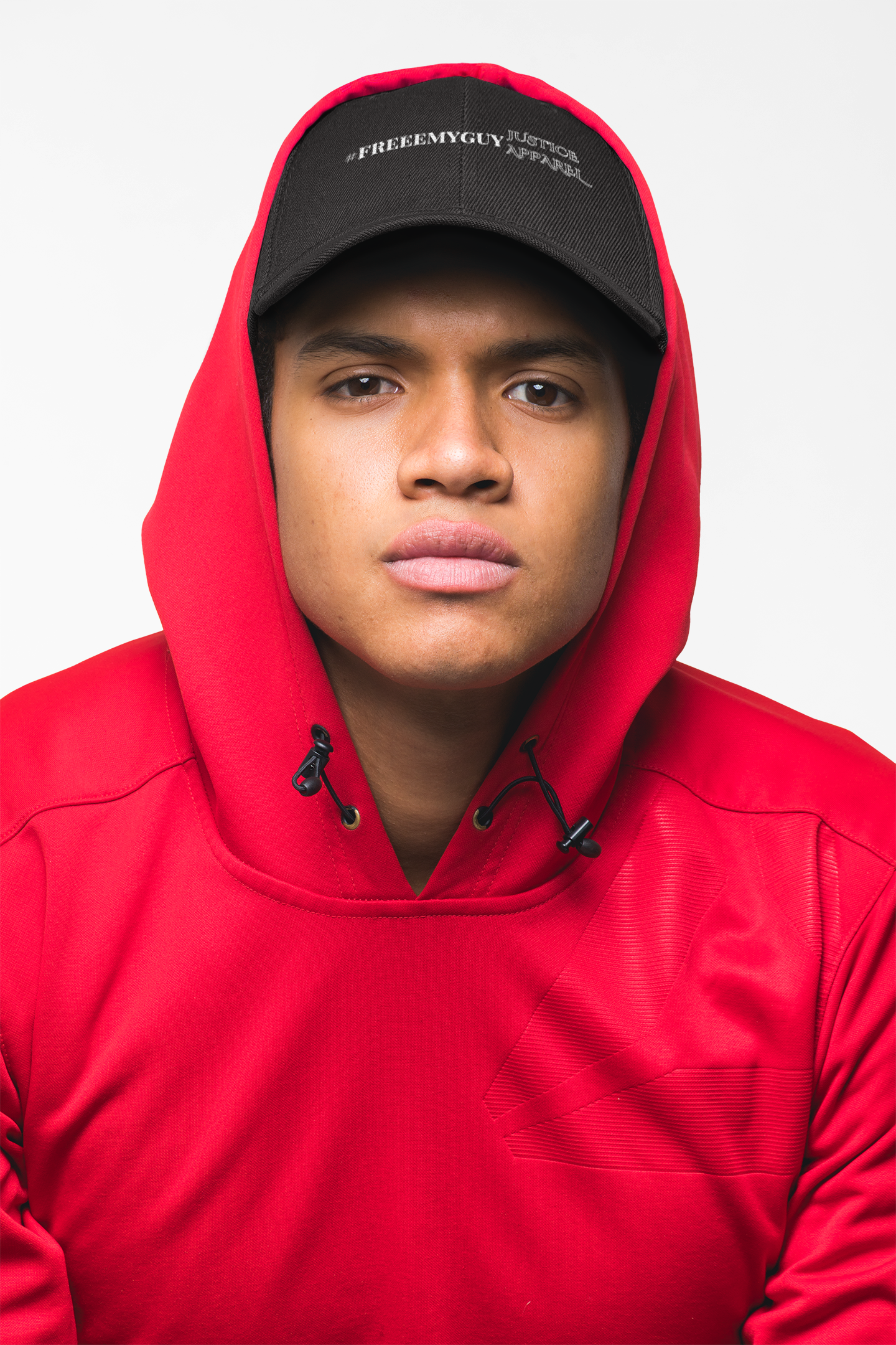 Baseball Cap - #FREEEMYGUY White Logo