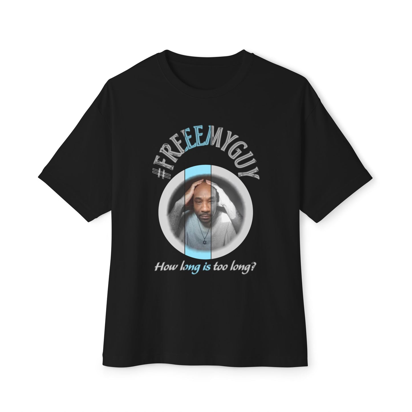 Boxy Tee - #FREEEMYGUY BLUE LOGO Legal Fund Unisex Shirt