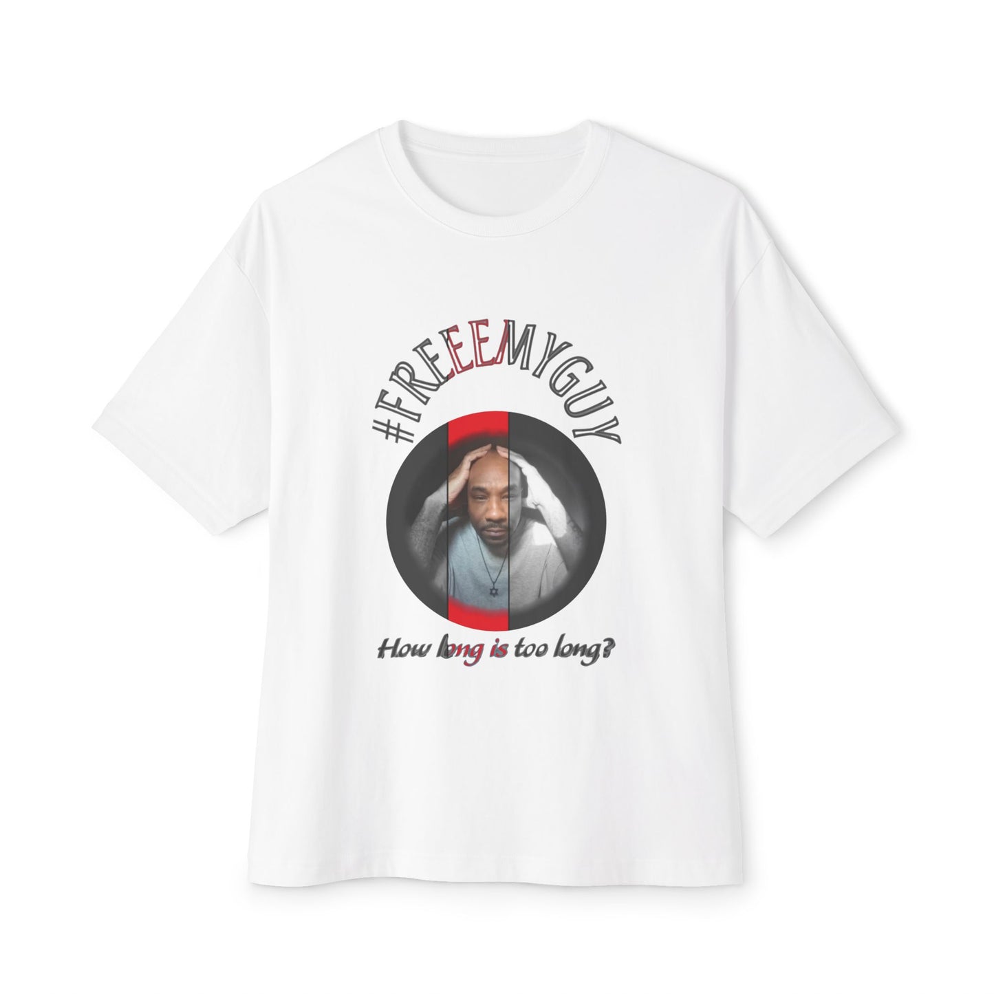 Boxy Tee - #FREEEMYGUY RED LOGO Legal Fund Unisex Shirt