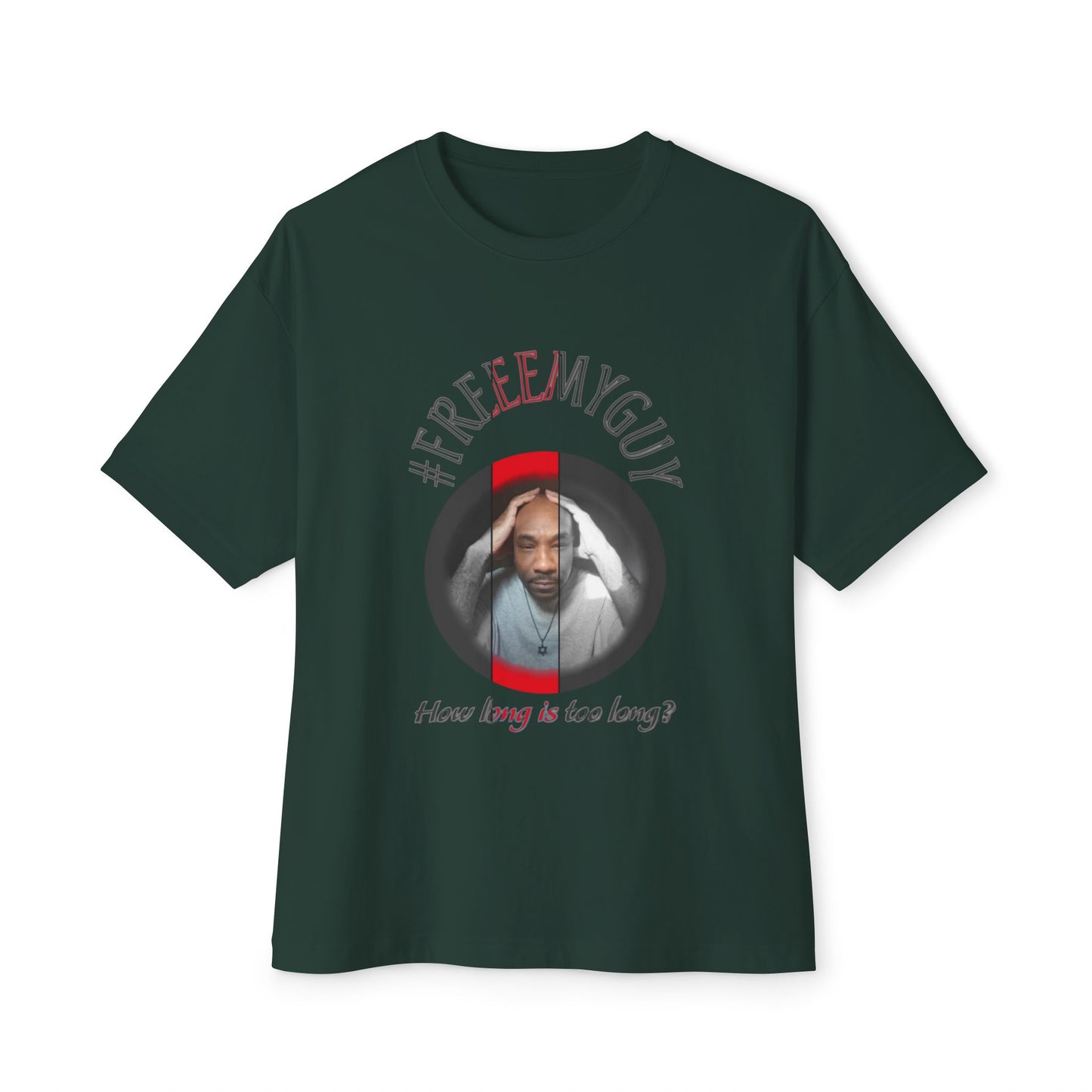 Boxy Tee - #FREEEMYGUY RED LOGO Legal Fund Unisex Shirt