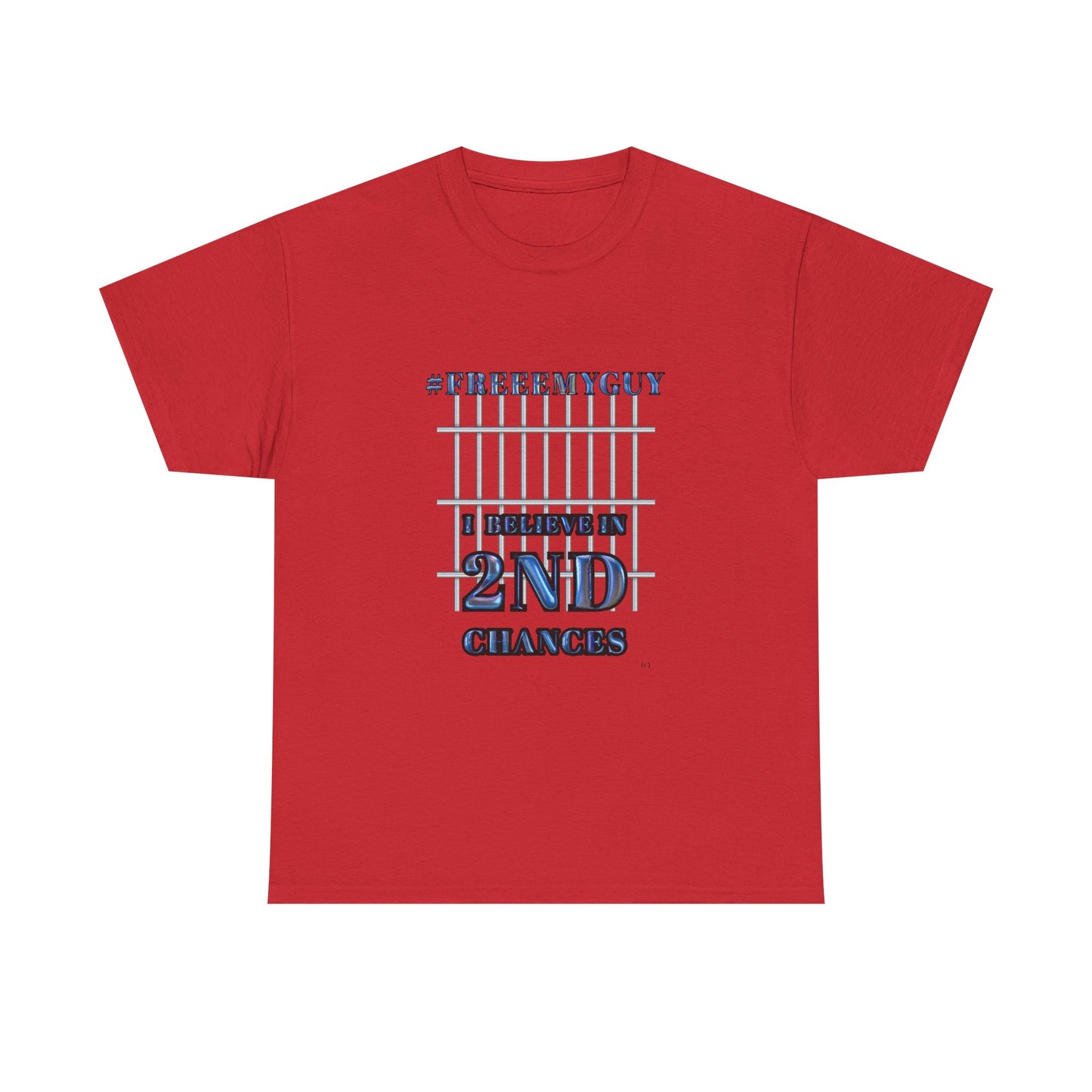 Unisex 2nd Chances Tee - Blue logo