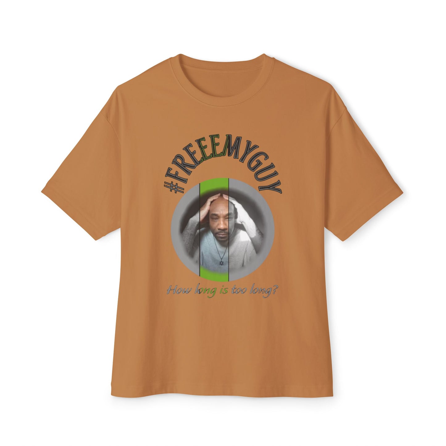 Boxy Tee - #FREEEMYGUY GREEN LOGO Legal Fund Unisex Shirt