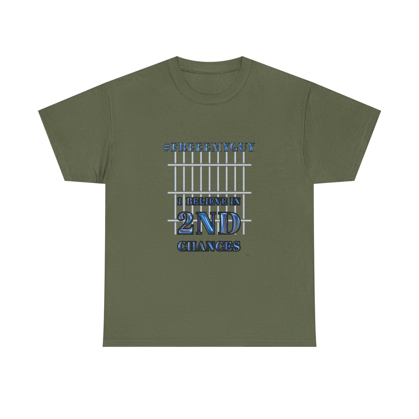 Unisex 2nd Chances Tee - Blue logo