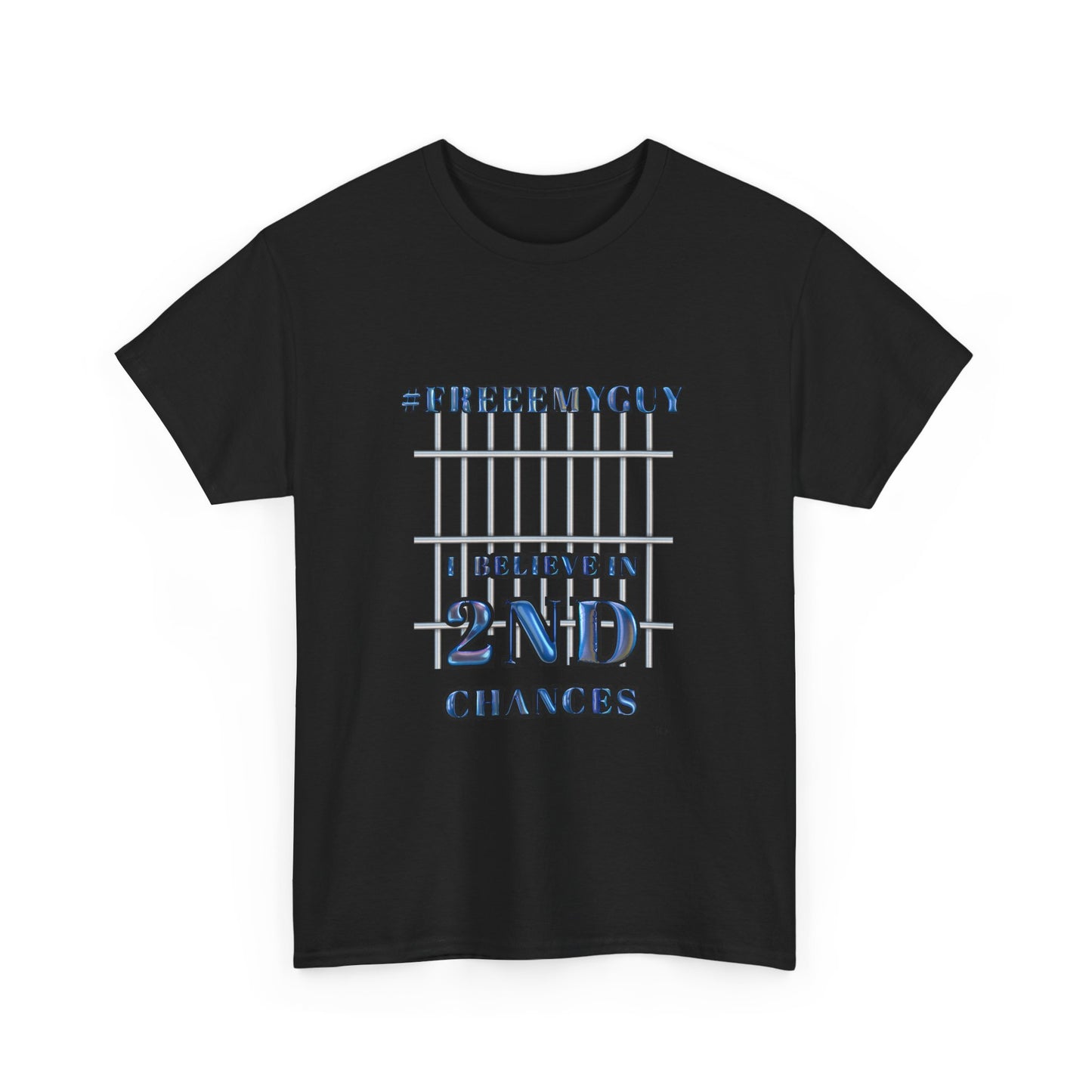 Unisex 2nd Chances Tee - Blue logo