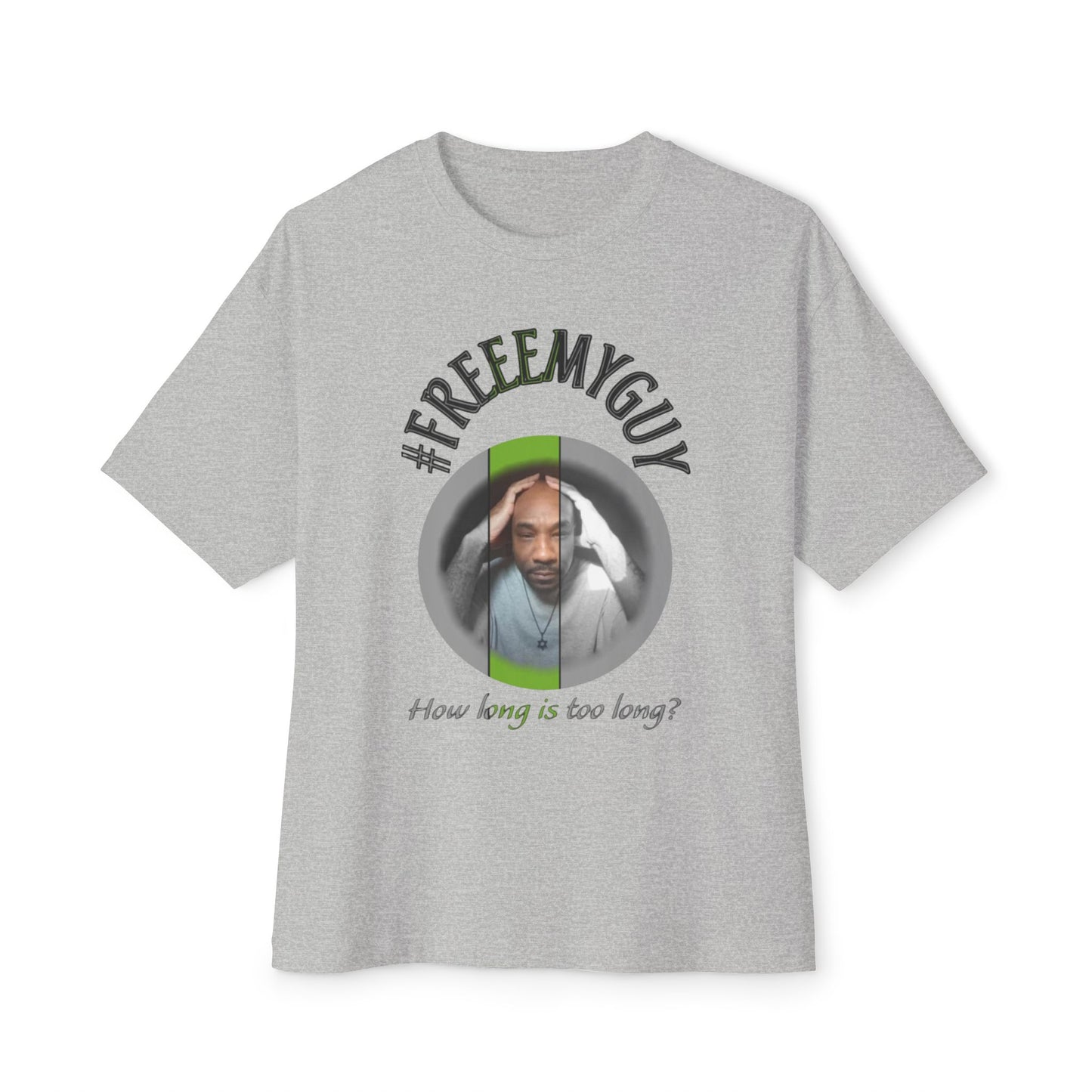Boxy Tee - #FREEEMYGUY GREEN LOGO Legal Fund Unisex Shirt