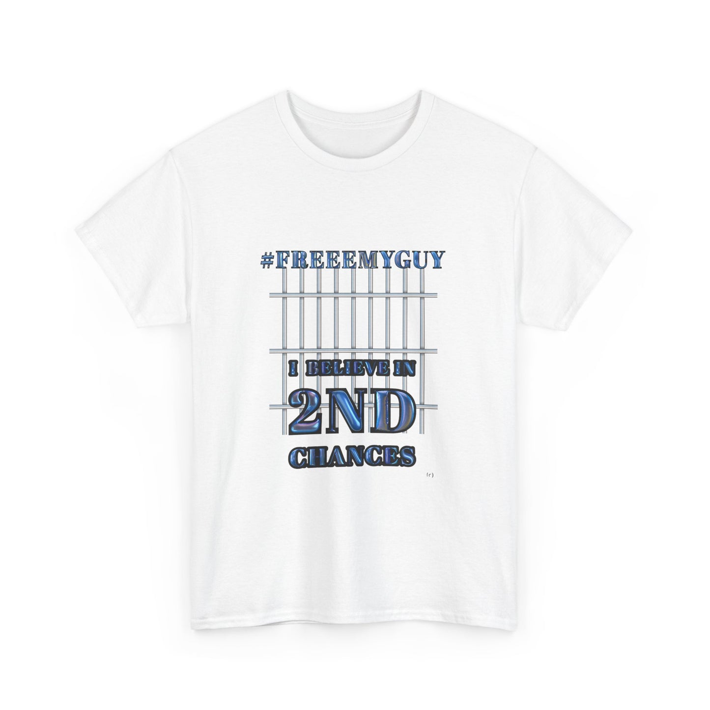 Unisex 2nd Chances Tee - Blue logo