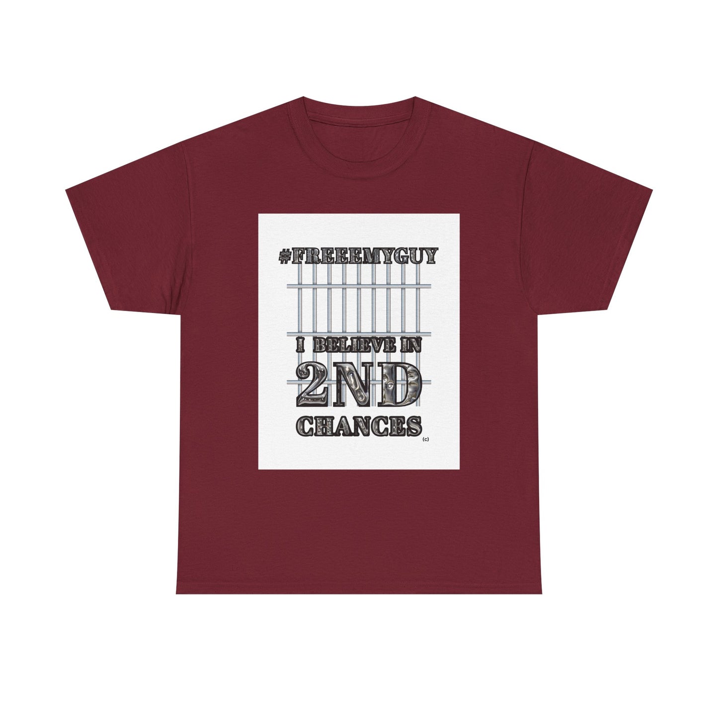 Unisex 2nd Chances Tee - Silver logo