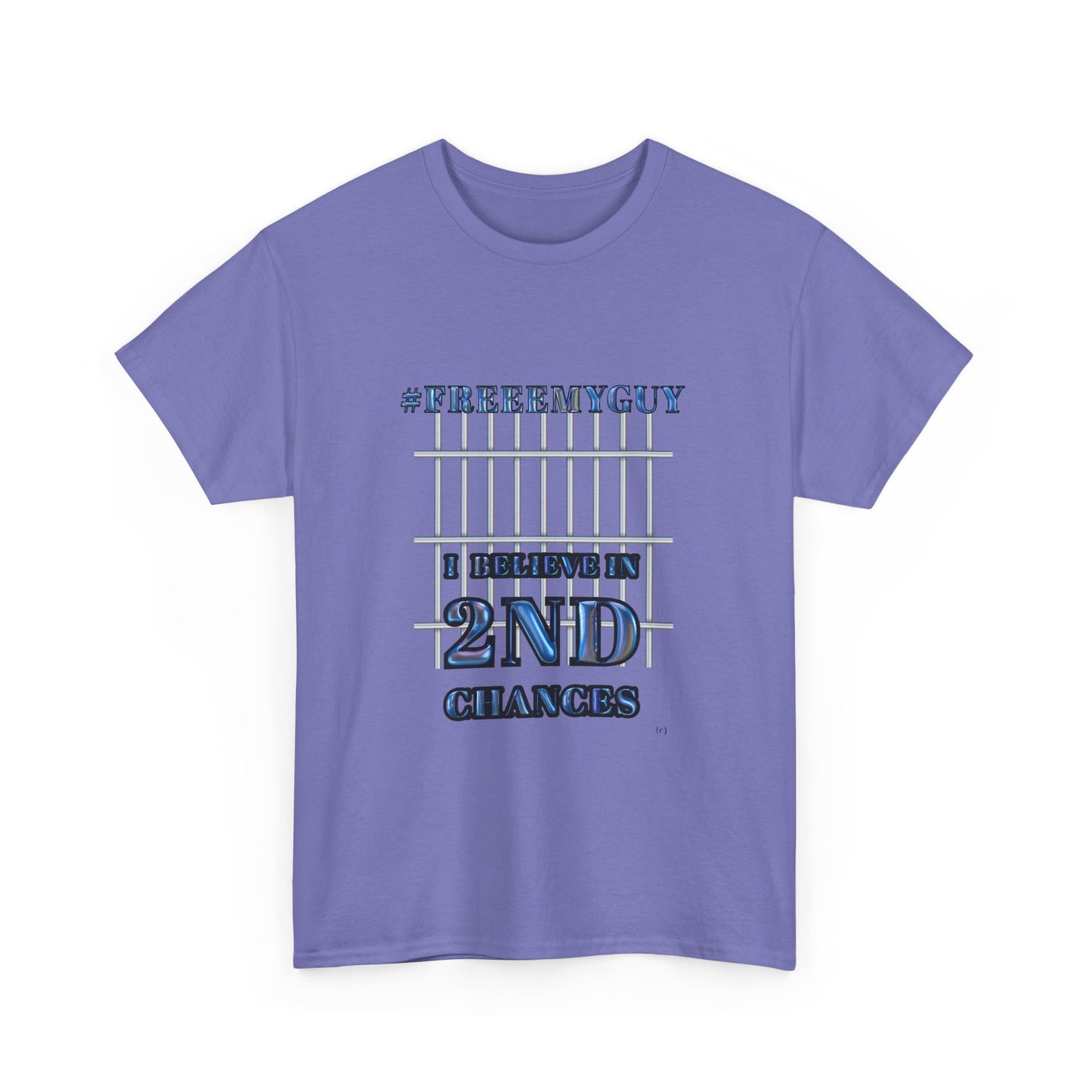 Unisex 2nd Chances Tee - Blue logo