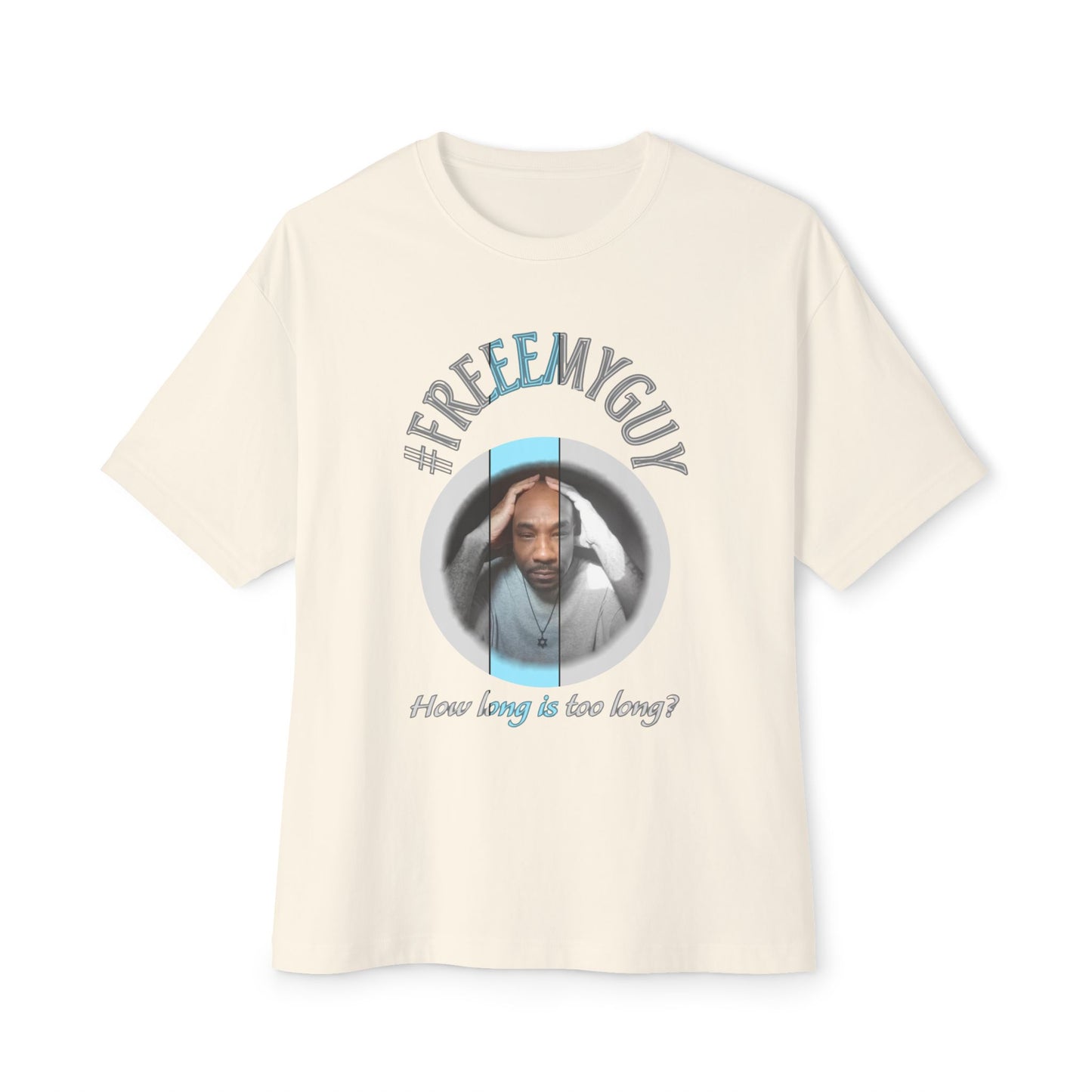 Boxy Tee - #FREEEMYGUY BLUE LOGO Legal Fund Unisex Shirt