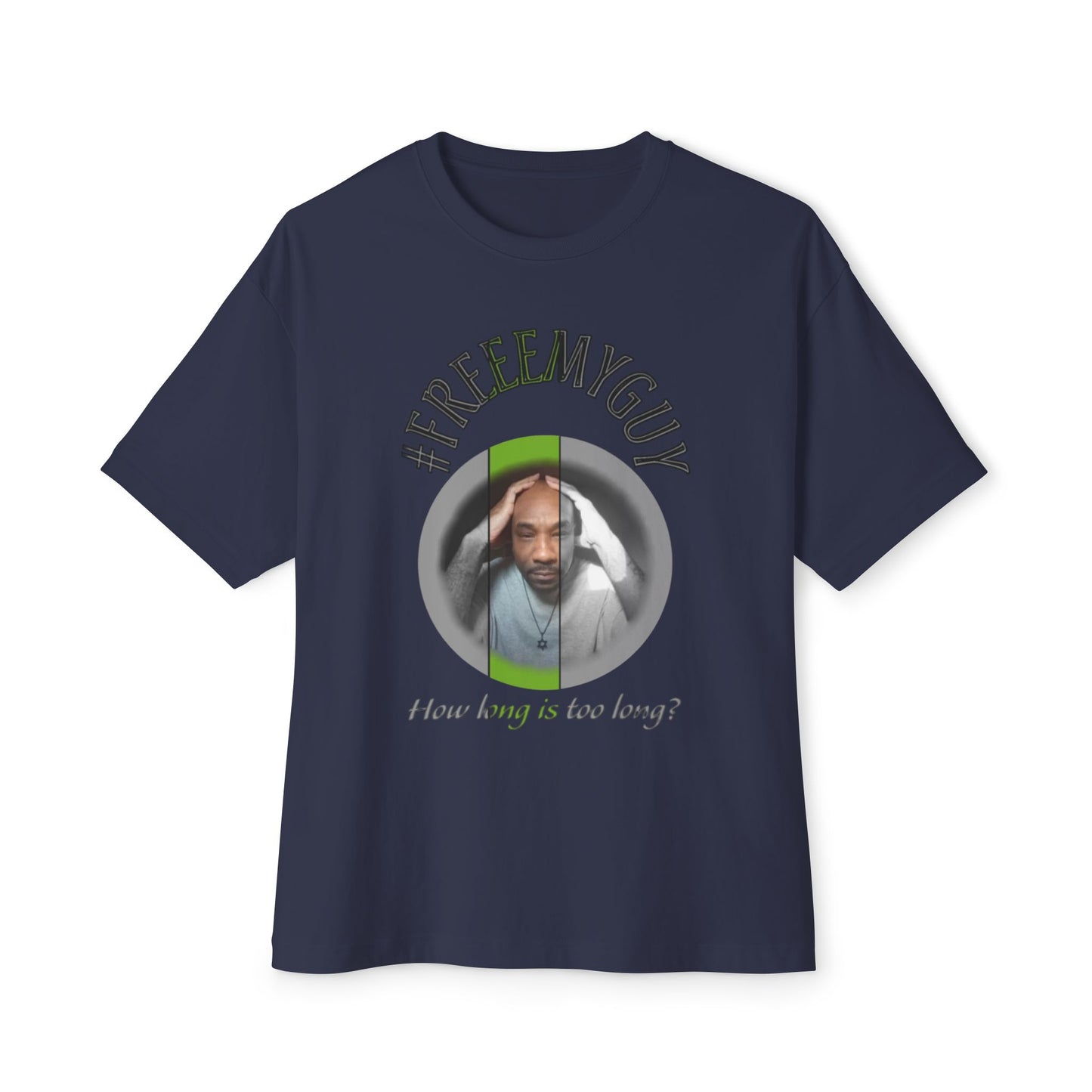 Boxy Tee - #FREEEMYGUY GREEN LOGO Legal Fund Unisex Shirt