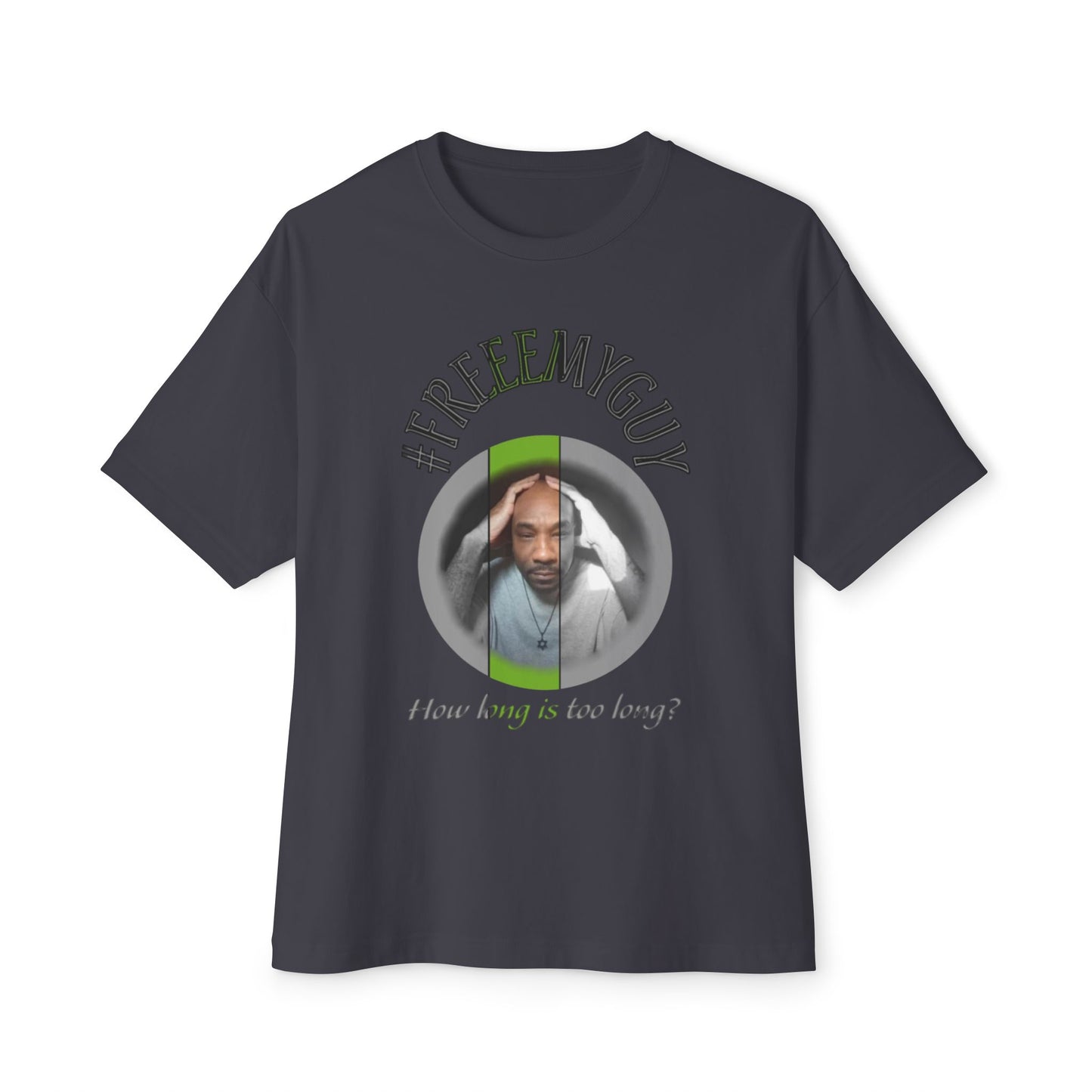 Boxy Tee - #FREEEMYGUY GREEN LOGO Legal Fund Unisex Shirt