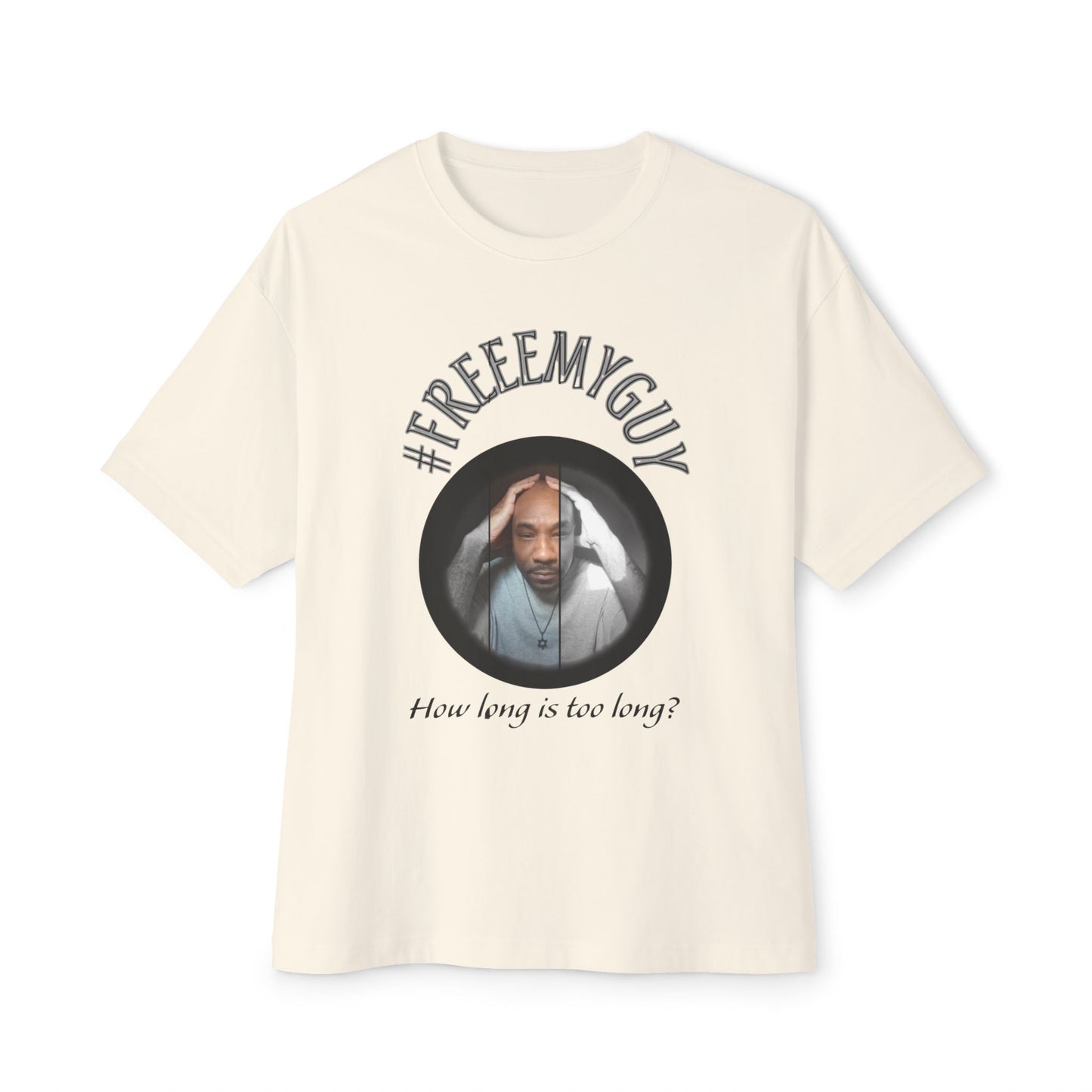 Boxy Tee - #FREEEMYGUY BLACK LOGO Legal Fund Unisex Shirt