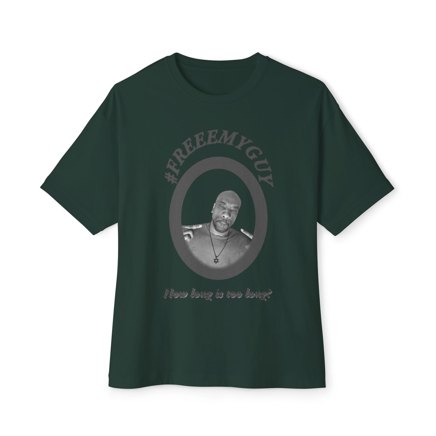 Boxy Tee - #FREEEMYGUY GREY LOGO Legal Fund Unisex Shirt