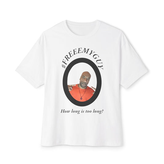 Boxy Tee - #FREEMYGUY ORANGE LOGO Legal Fund Unisex Shirt