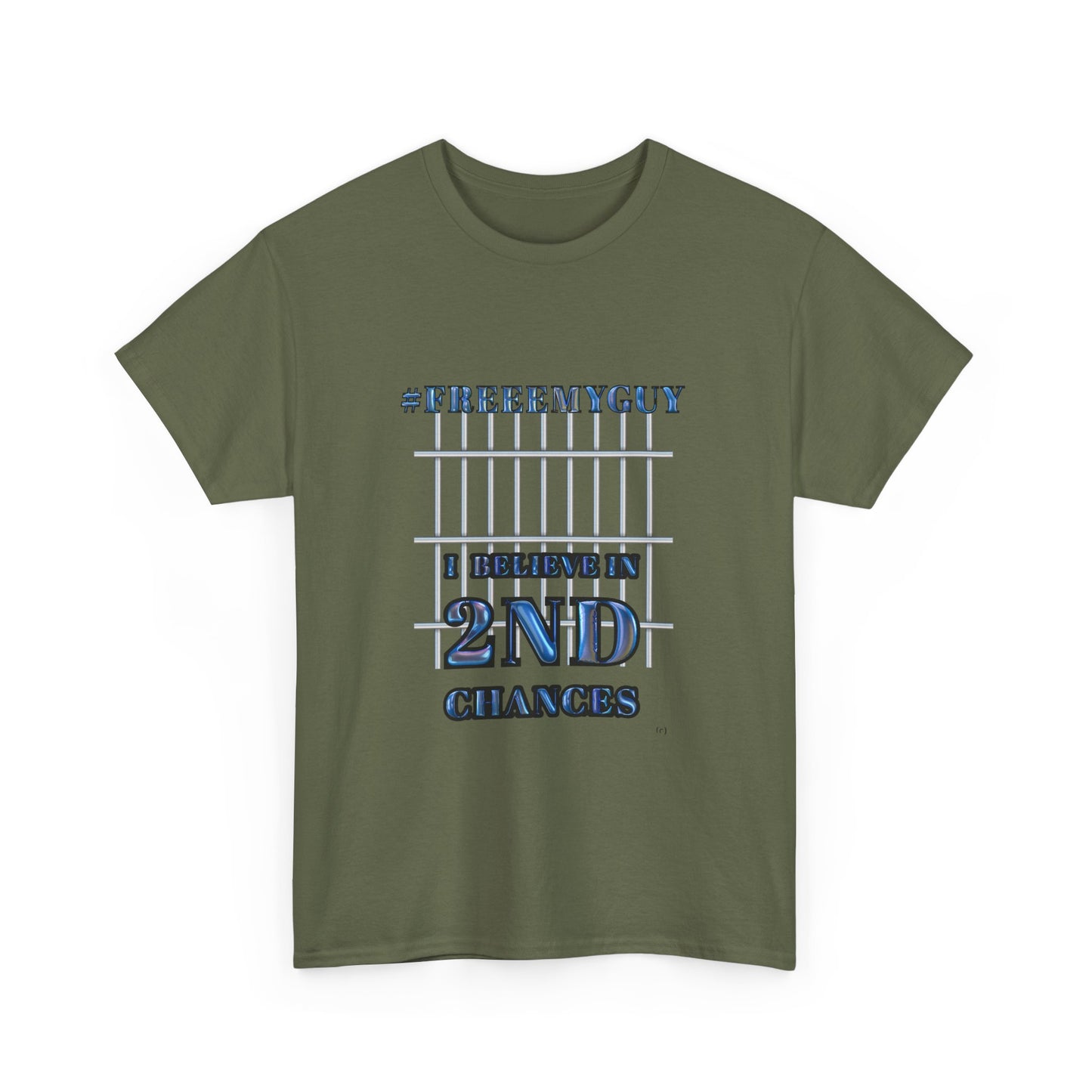 Unisex 2nd Chances Tee - Blue logo