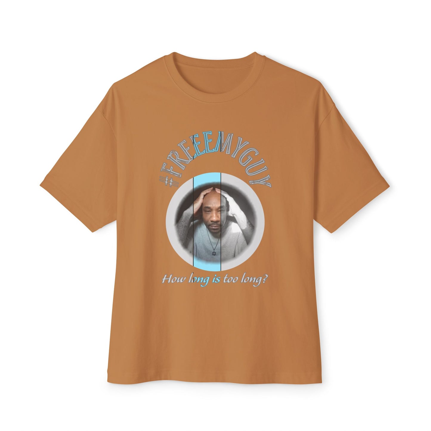 Boxy Tee - #FREEEMYGUY BLUE LOGO Legal Fund Unisex Shirt