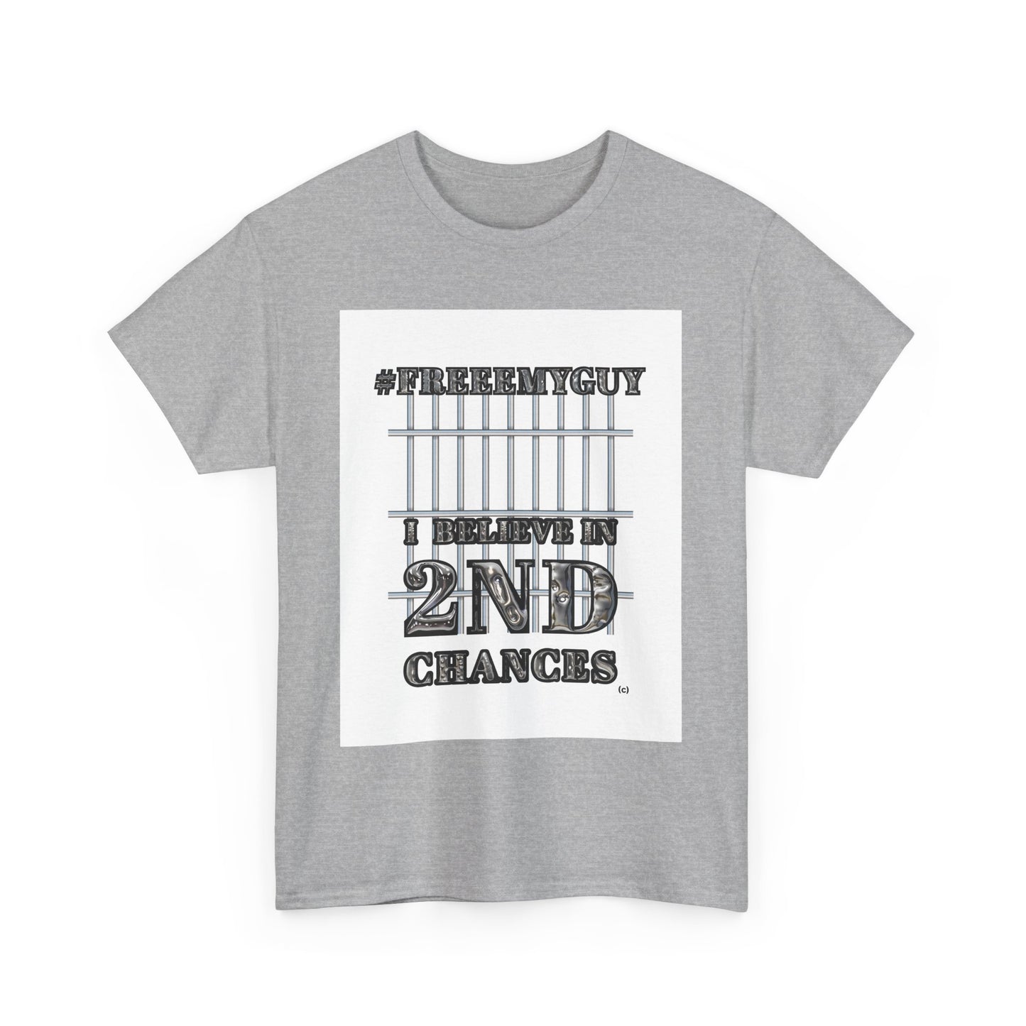 Unisex 2nd Chances Tee - Silver logo