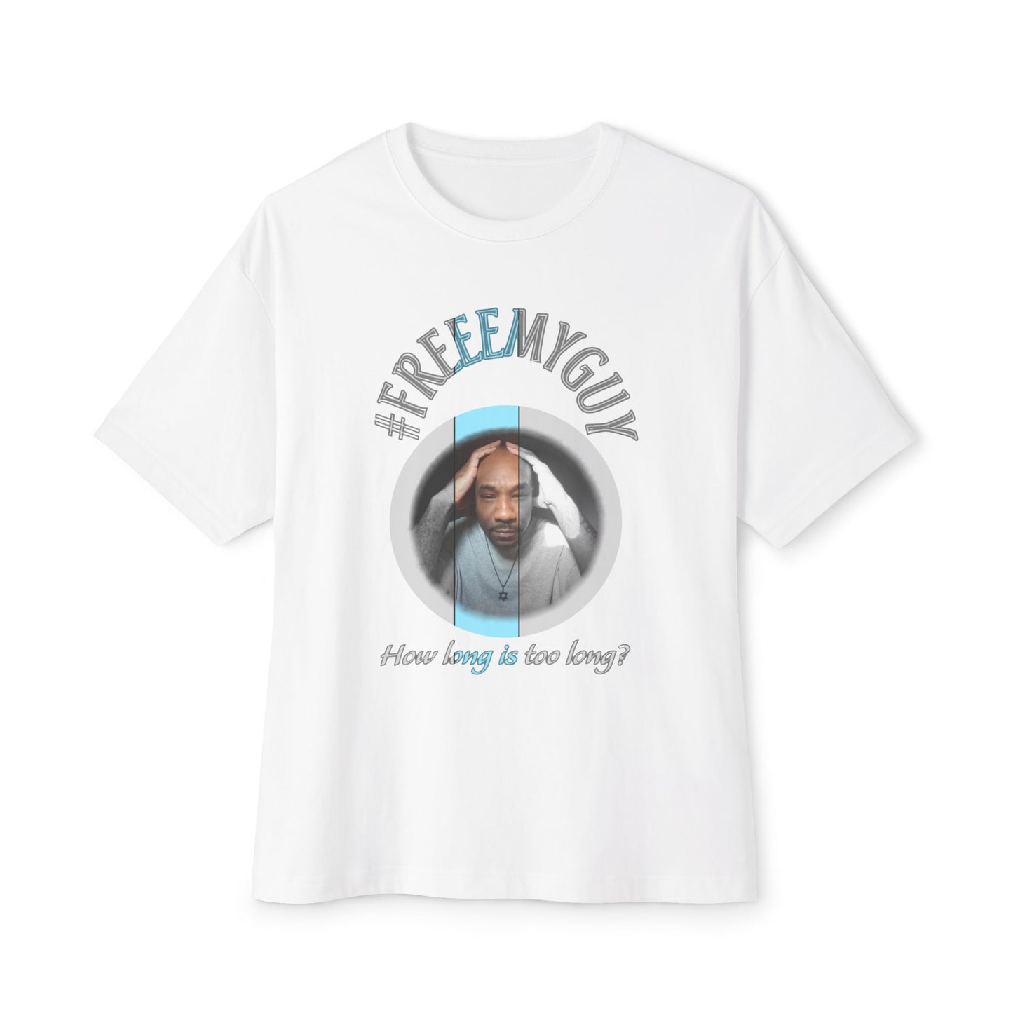 Boxy Tee - #FREEEMYGUY BLUE LOGO Legal Fund Unisex Shirt