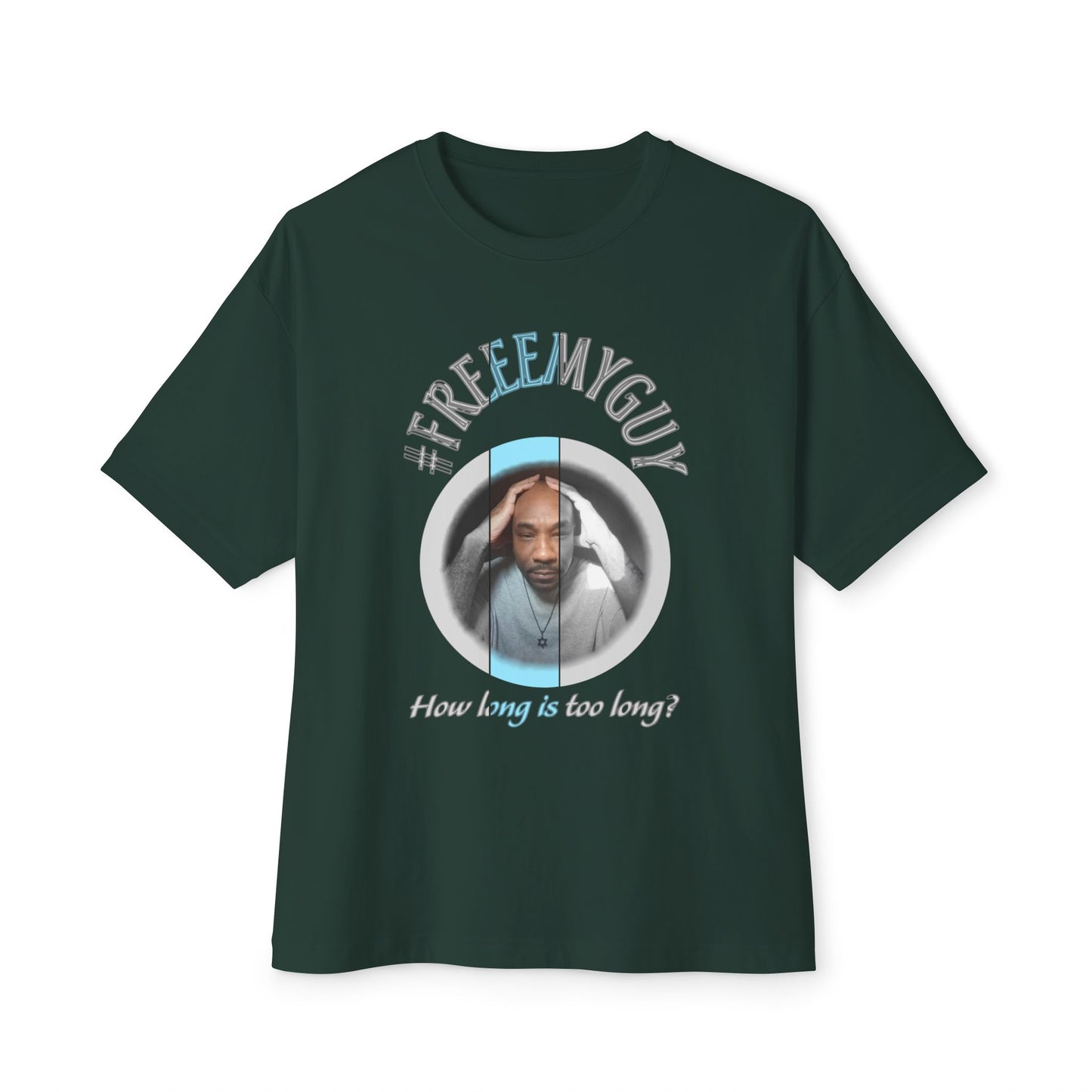 Boxy Tee - #FREEEMYGUY BLUE LOGO Legal Fund Unisex Shirt