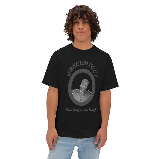 Boxy Tee - #FREEEMYGUY GREY LOGO Legal Fund Unisex Shirt