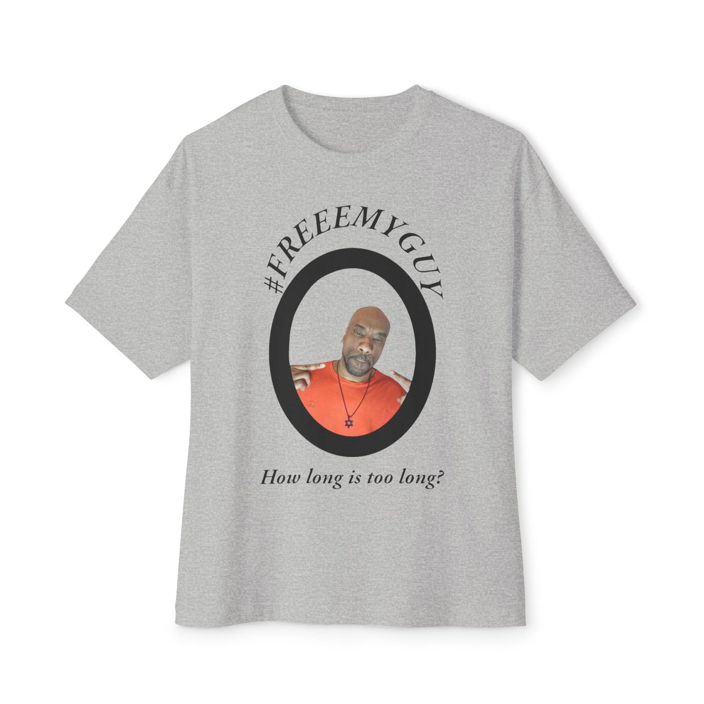 Boxy Tee - #FREEMYGUY ORANGE LOGO Legal Fund Unisex Shirt
