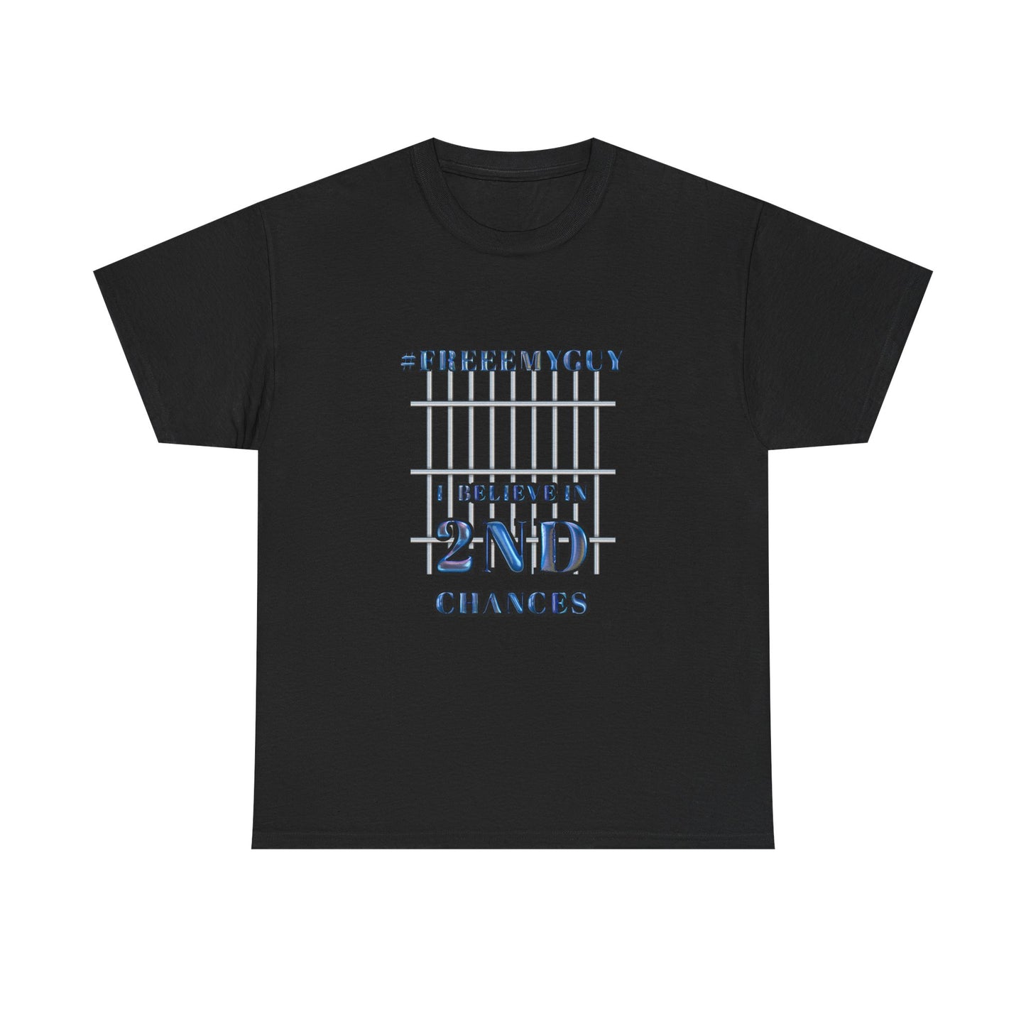 Unisex 2nd Chances Tee - Blue logo
