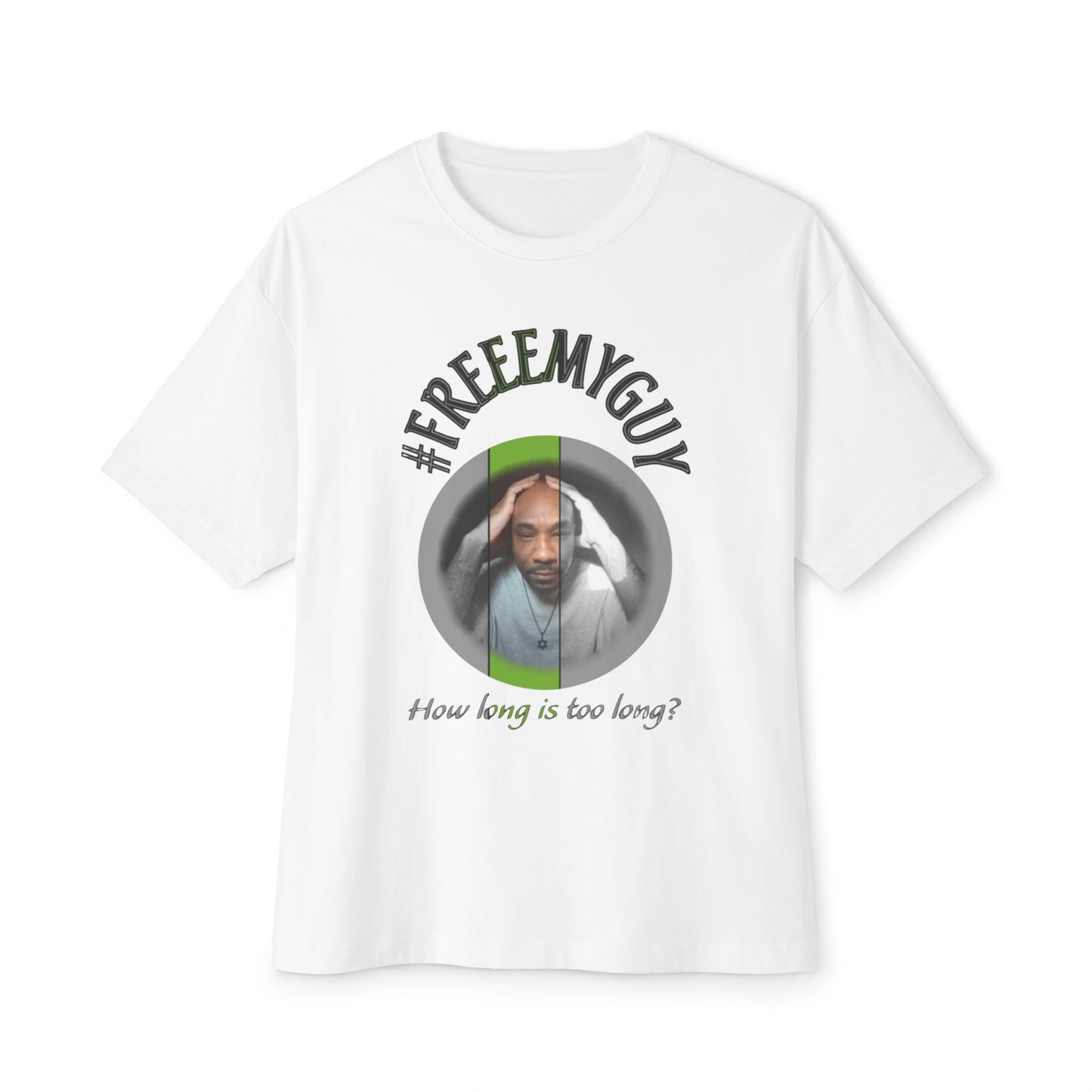 Boxy Tee - #FREEEMYGUY GREEN LOGO Legal Fund Unisex Shirt