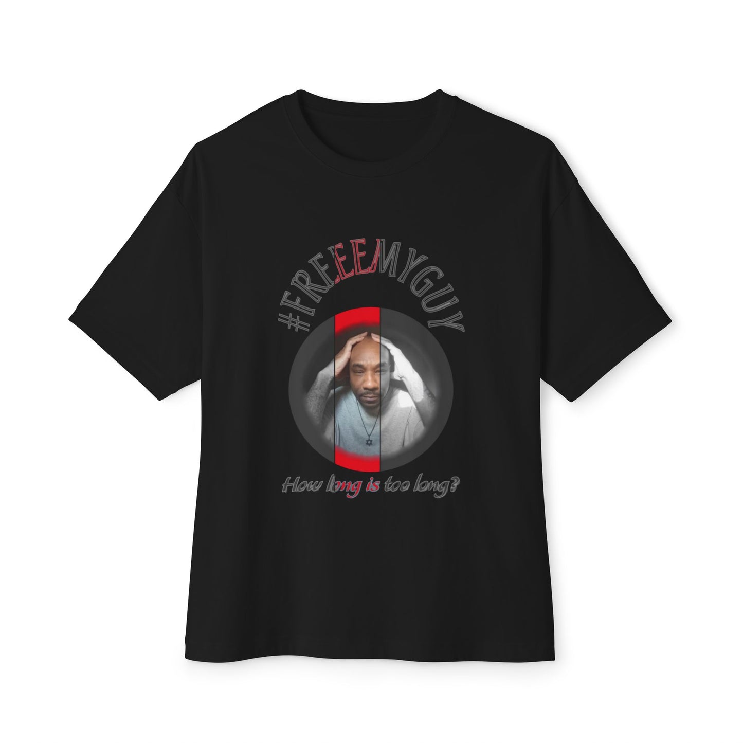 Boxy Tee - #FREEEMYGUY RED LOGO Legal Fund Unisex Shirt