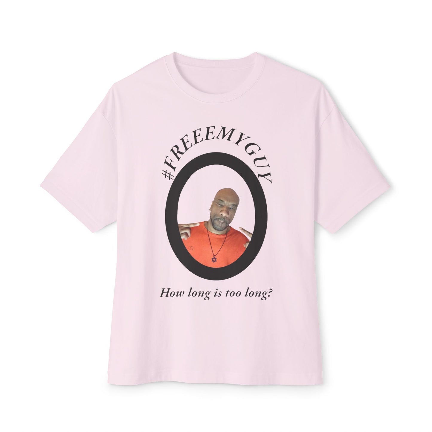 Boxy Tee - #FREEMYGUY ORANGE LOGO Legal Fund Unisex Shirt